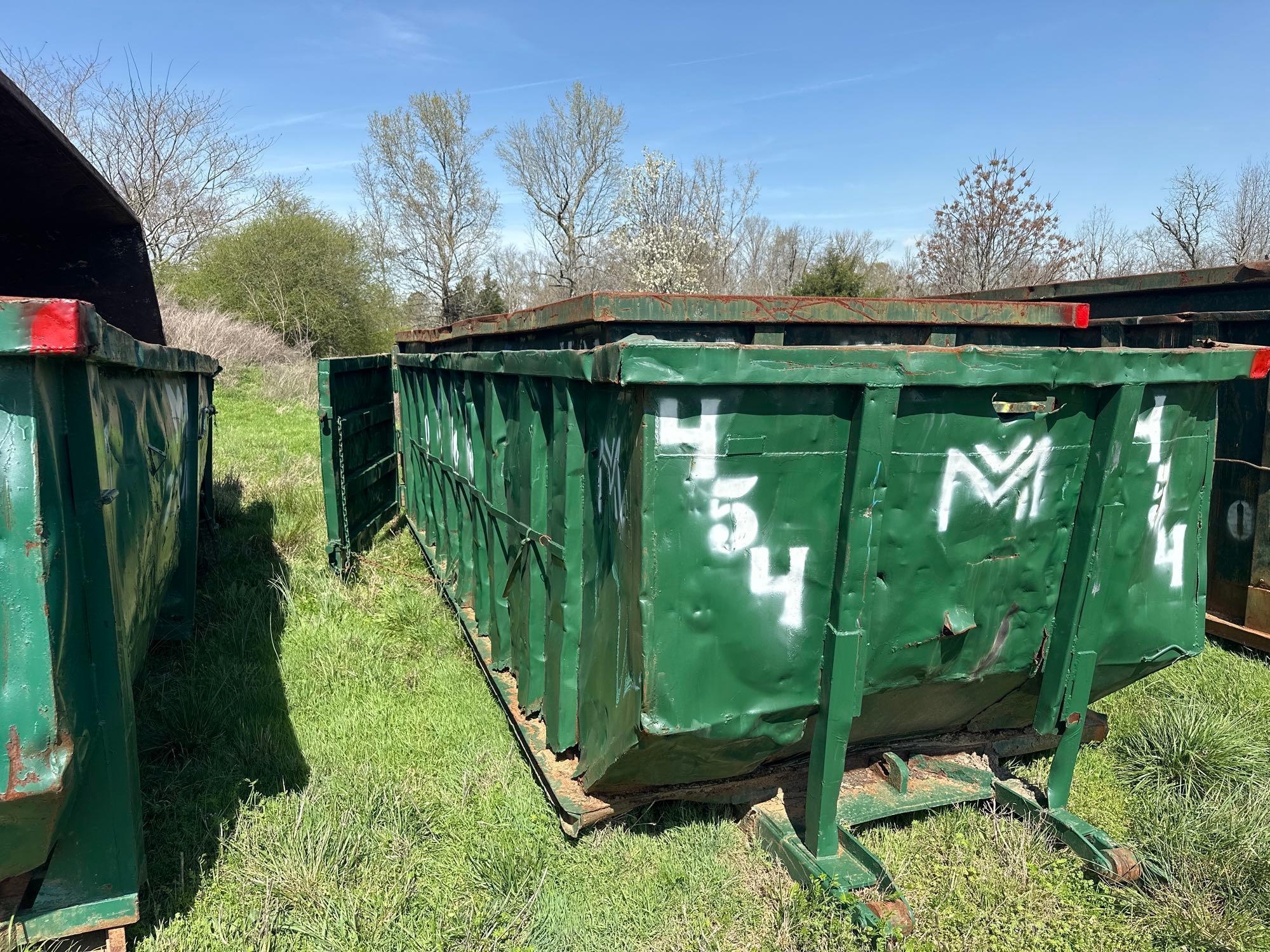 (2) 30 Yard Roll Off Dumpsters (A65579)