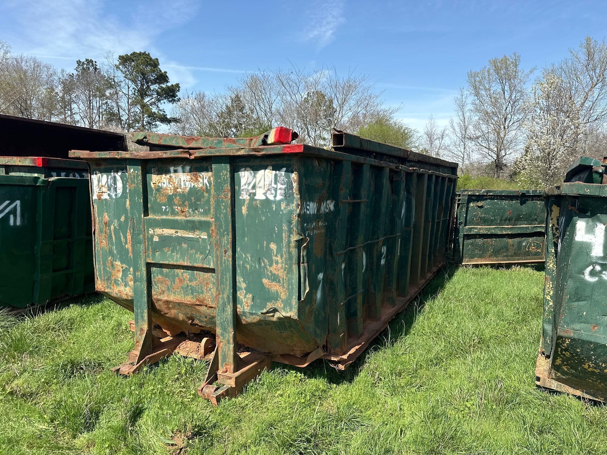 (2) 30 Yard Roll Off Dumpsters (A65579)