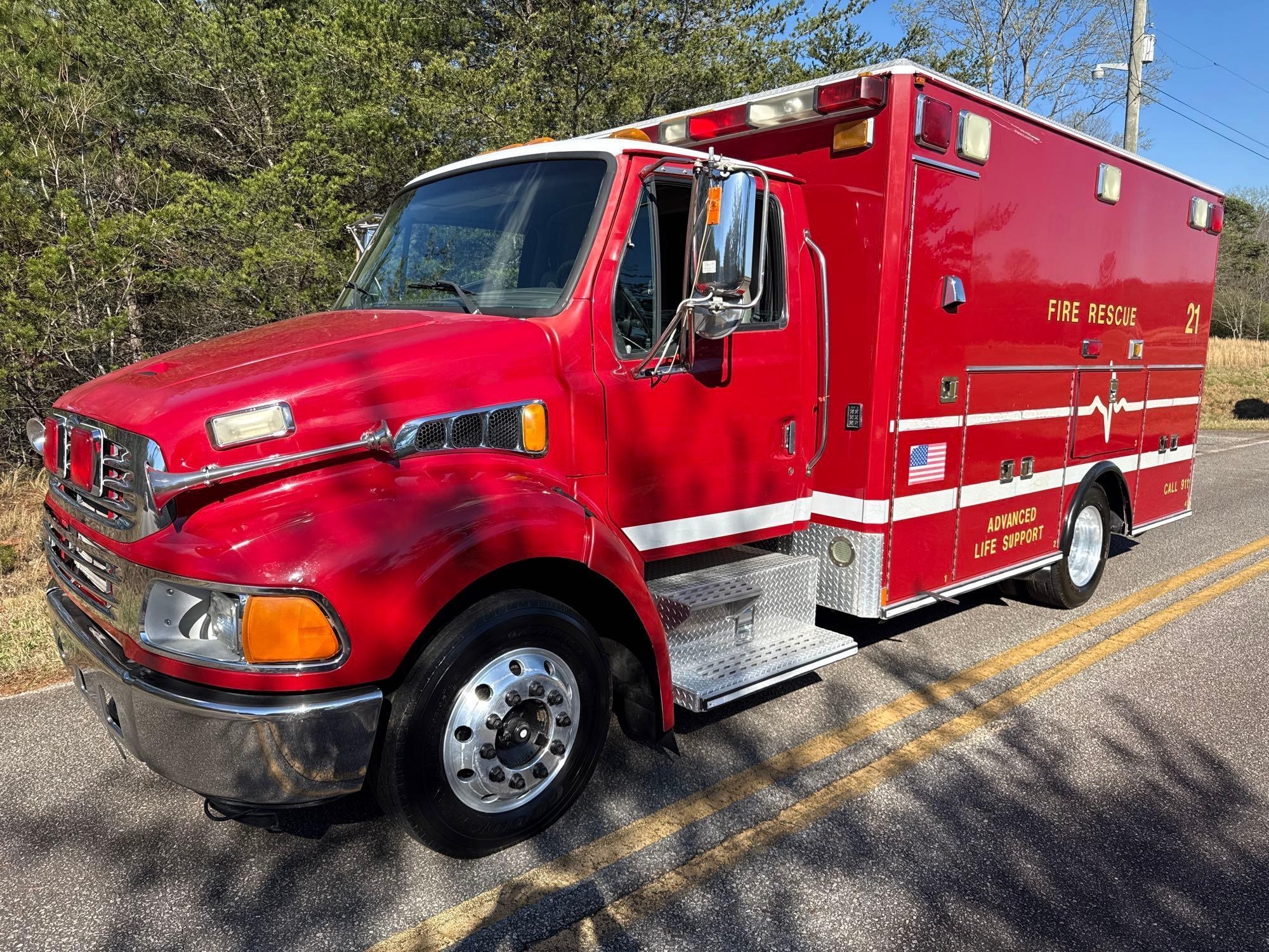 2004 Sterling Ambulance Truck, VIN # 2FZACFCS24AM53402 (A65563)