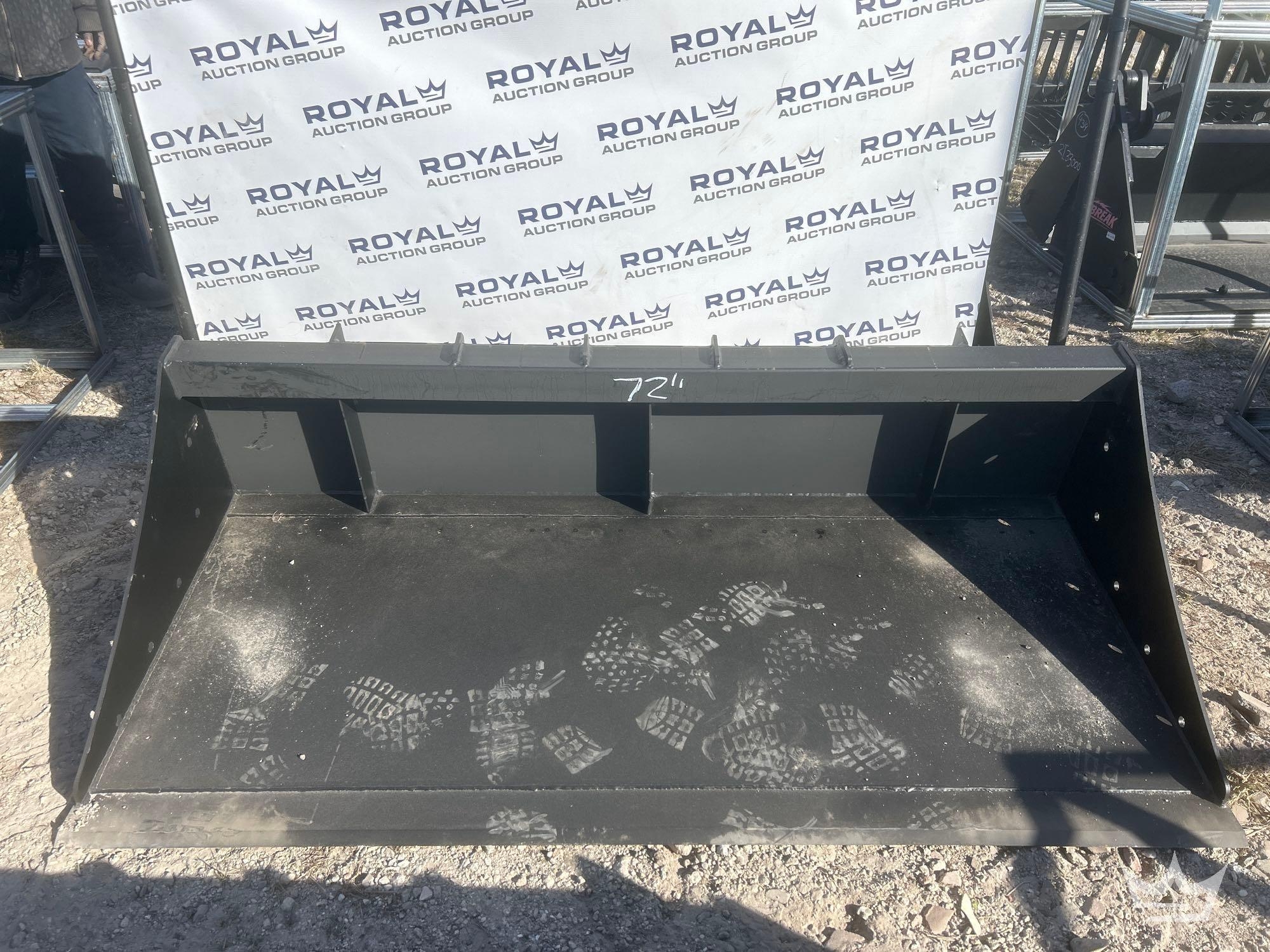 72in Bucket Skid Steer Attachment (A61567)