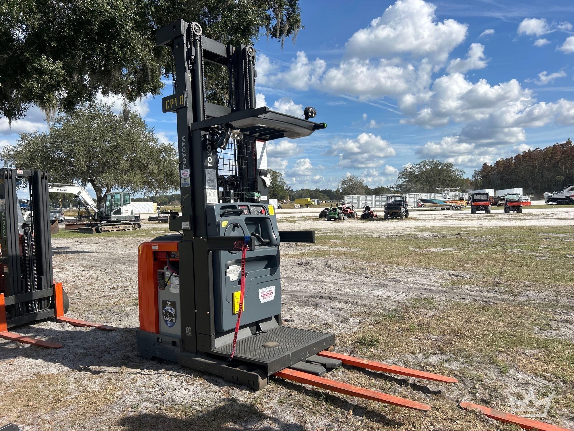 Toyota 8BPU15 3,000 LB Stand-On Electric Forklift (A59228)