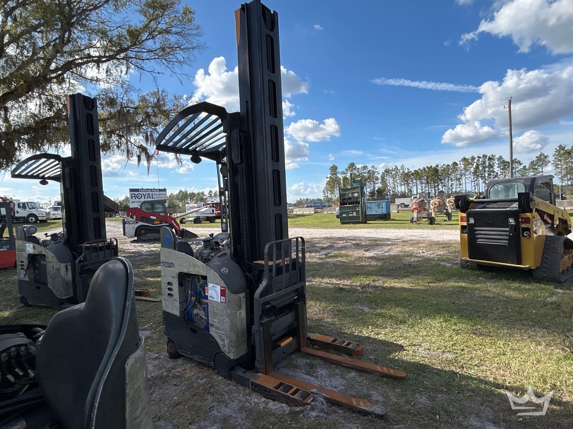 Crown RM6025-45 4,500 LB Stand-On Electric Forklift (A59228)