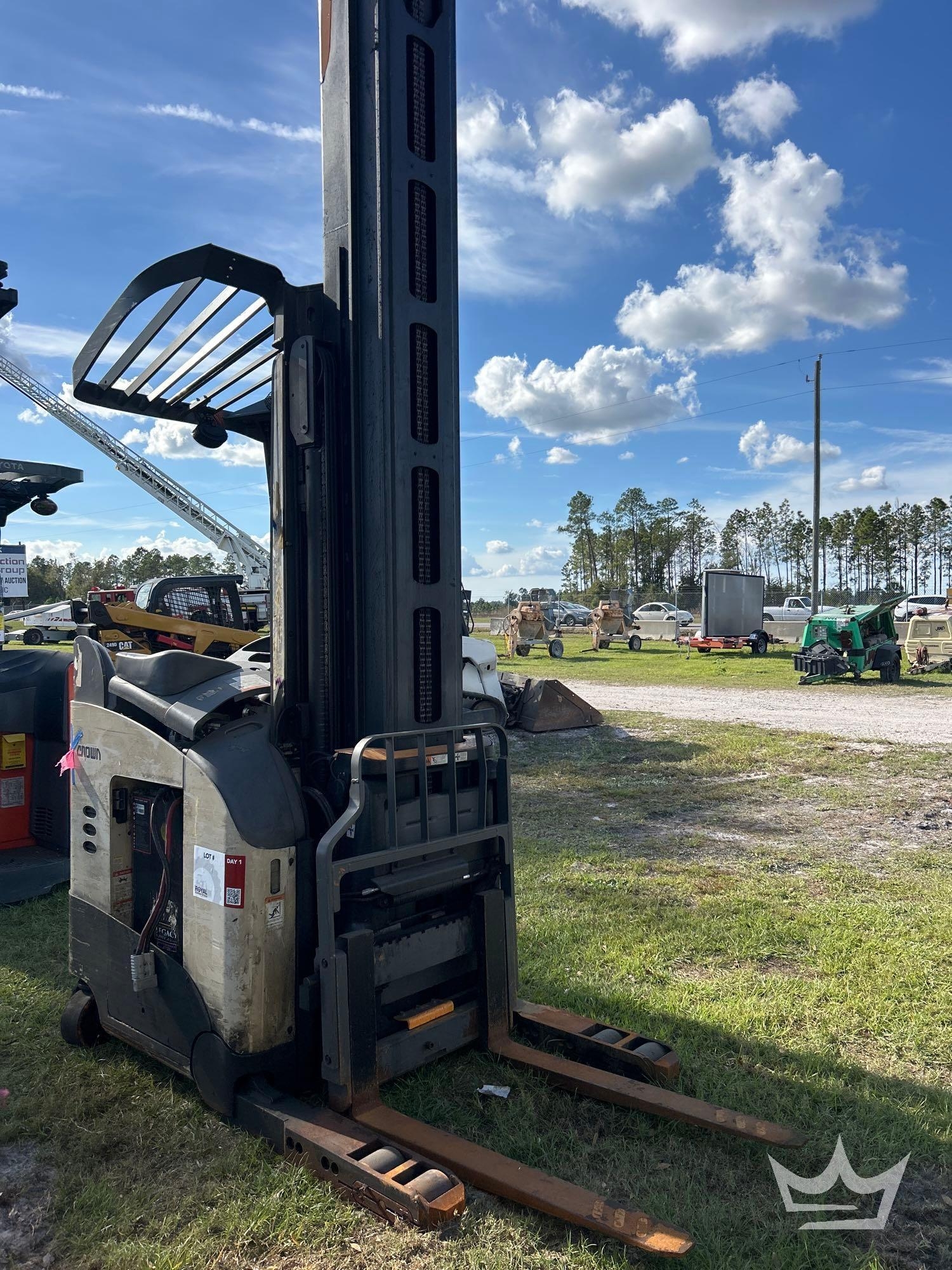 Crown RM6025-45 4,500 LB Stand-On Electric Forklift (A59228)