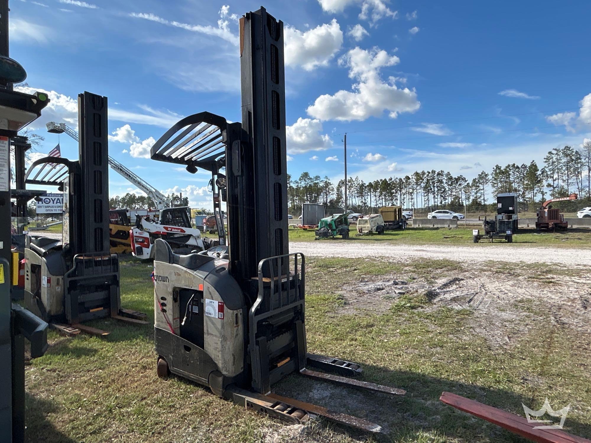 Crown RM6025-45 4,500 LB Stand-On Electric Forklift (A59228)