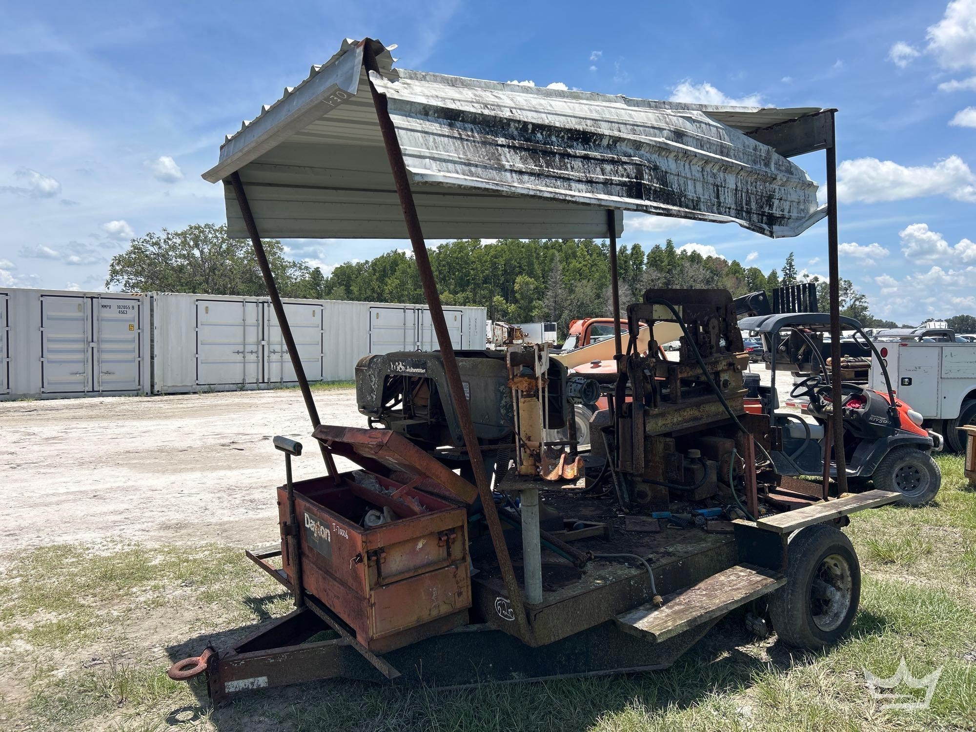 Dvorak Model 3072A Hydraulic Ironworker S/A Towable Trailer (A59228)