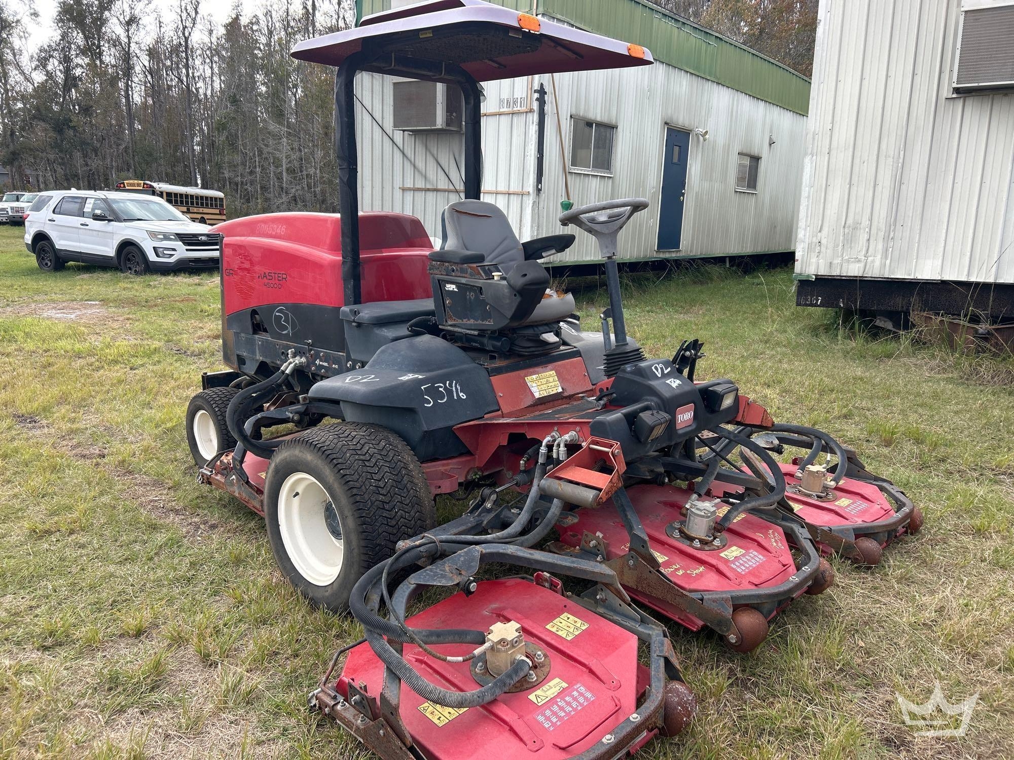 2016 Toro Groundsmaster 4500-D 4WD Commercial Rotary Mower (A59228)