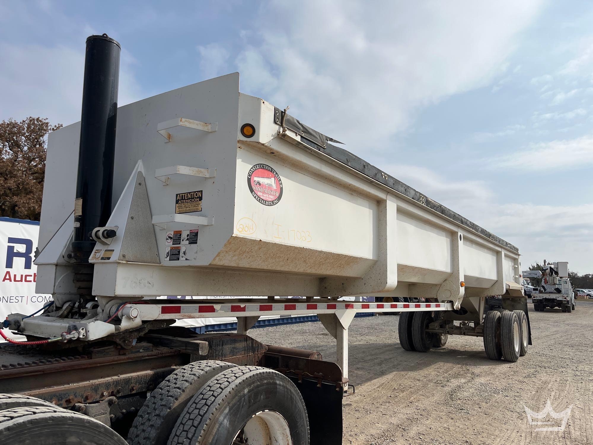 2021 CTS HRD 37LW 34 Ton T/A End Dump Trailer (A55973)