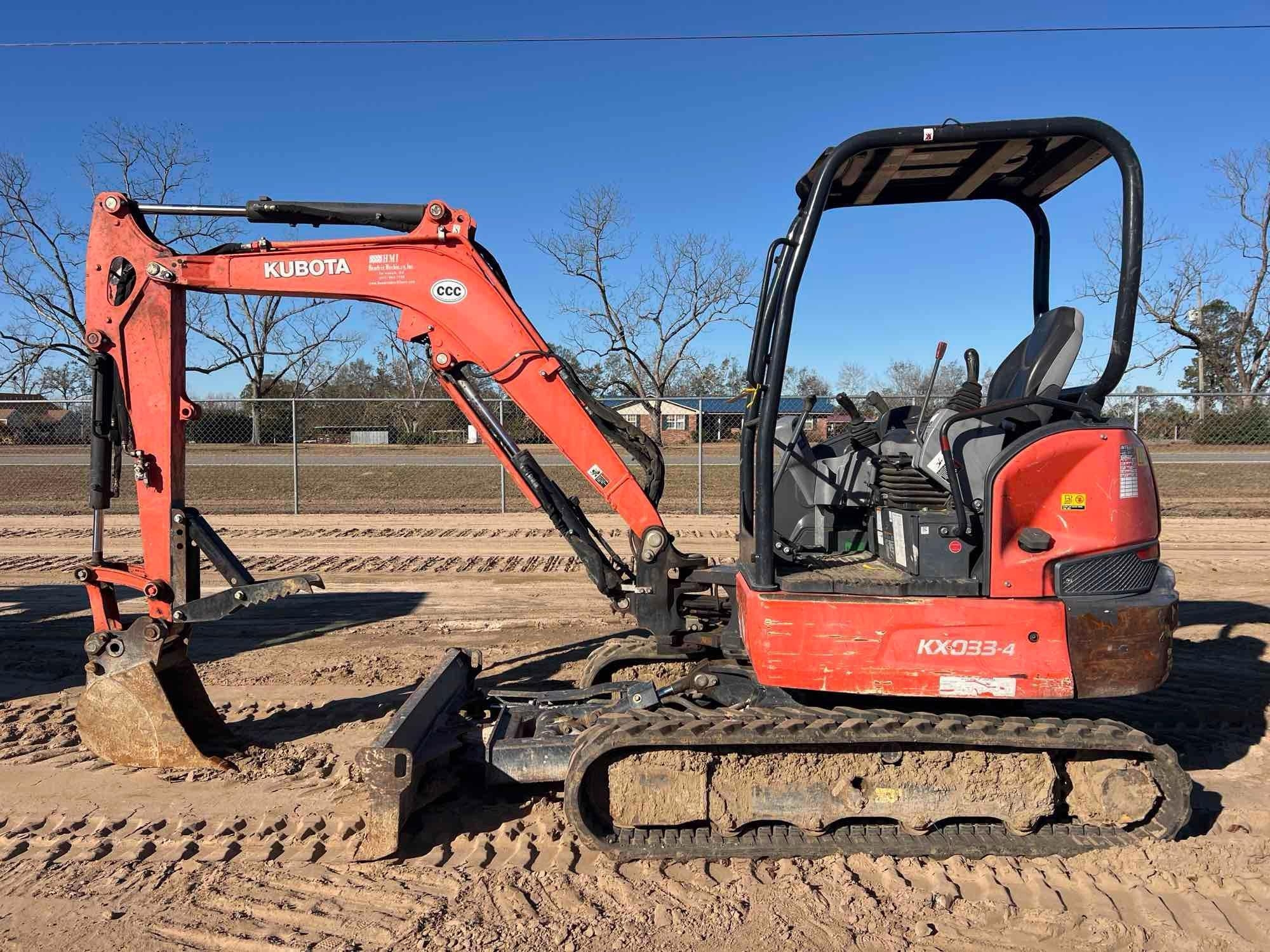 2019 KUBOTA KX033-4 EXCAVATOR (A60429)