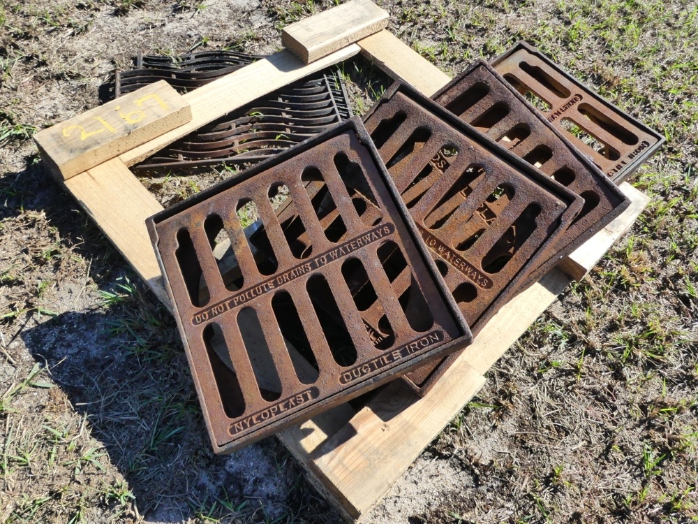 Pallet of Drain Grates (A56469)