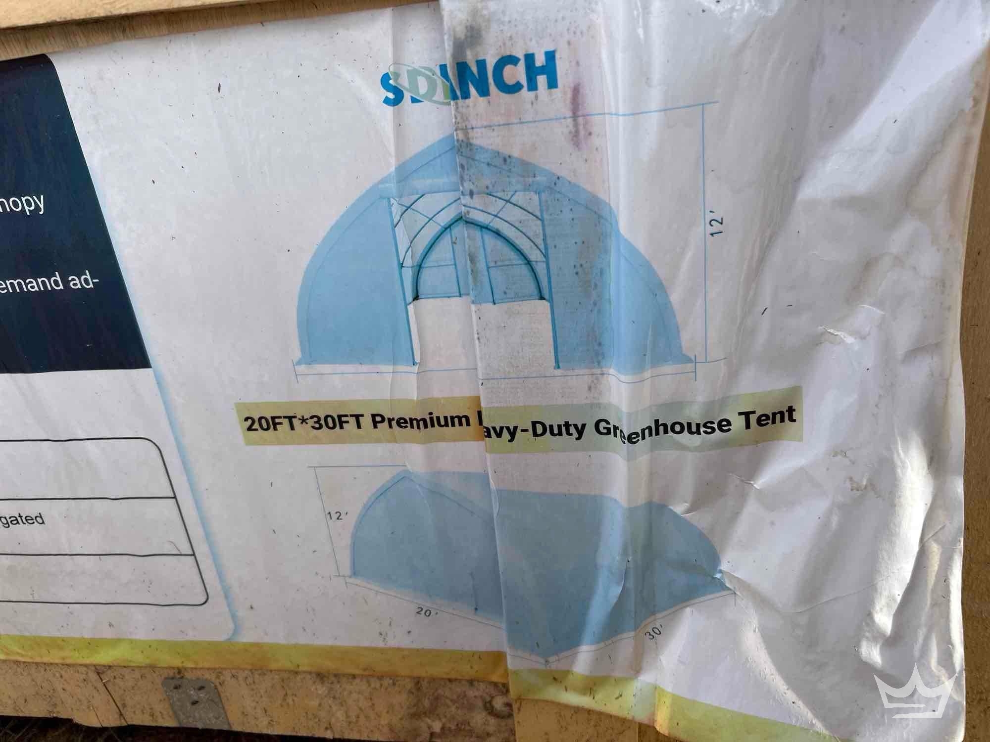 2025 SDLANCH SDL2030GT Heavy-Duty Greenhouse Tent (A64194)