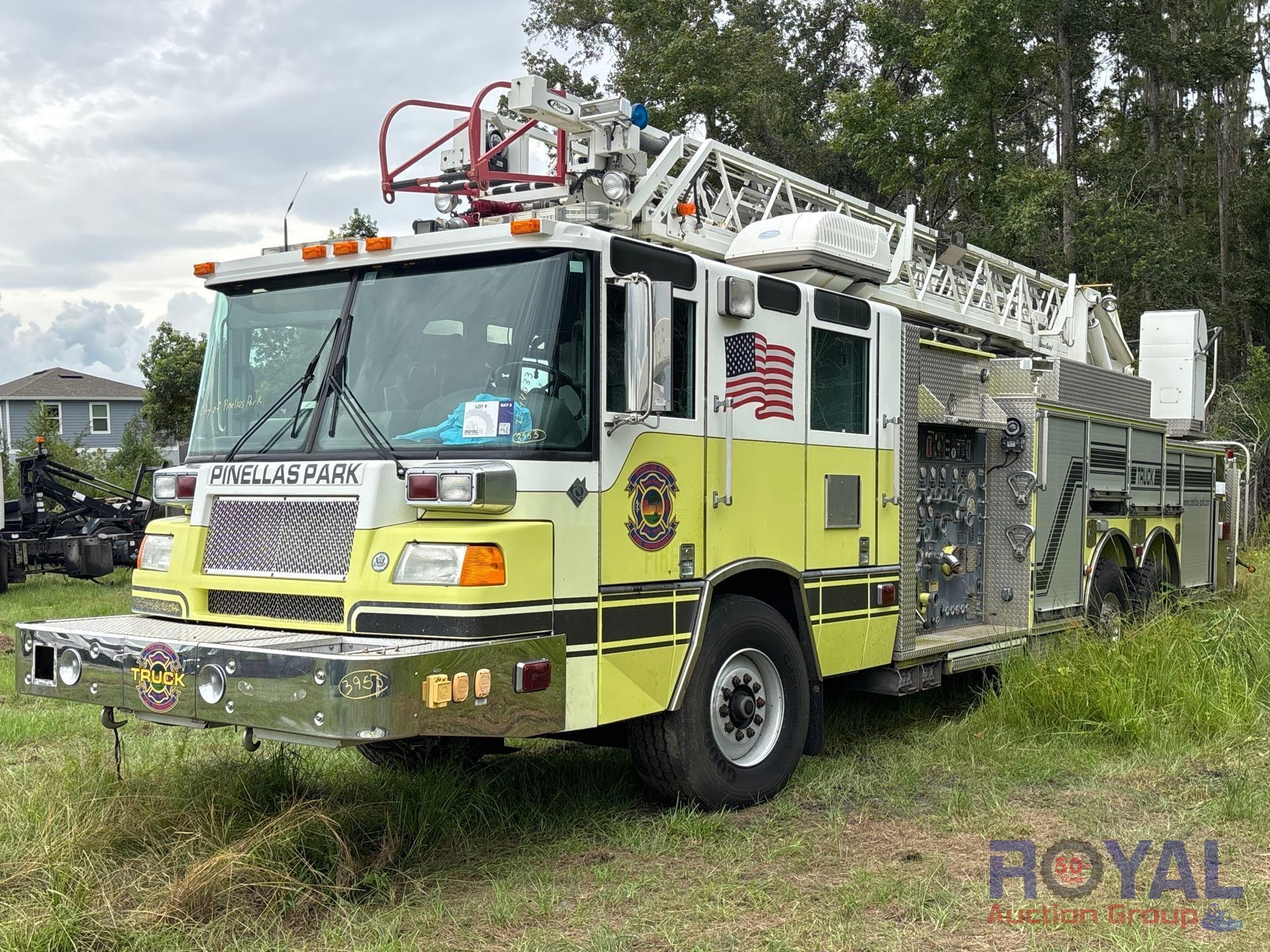 2003 Pierce 75ft Ladder Fire Rescue Truck (A55852)