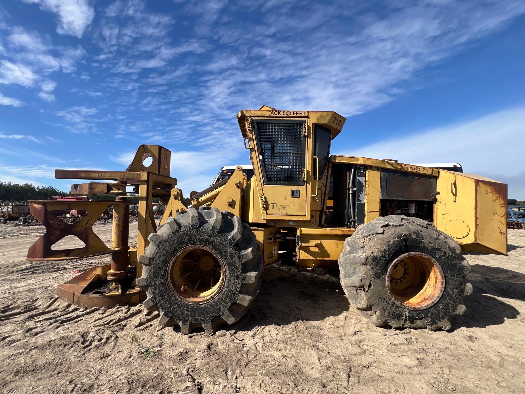 TIGERCAT 718 FELLER BUNCHER (A63290)