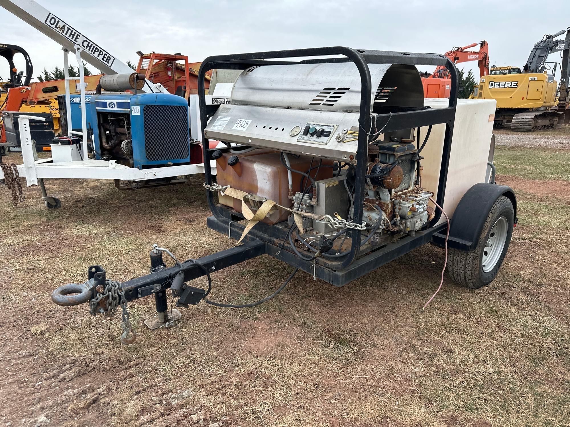 Pressure Steam Washer Trailer (A55272)