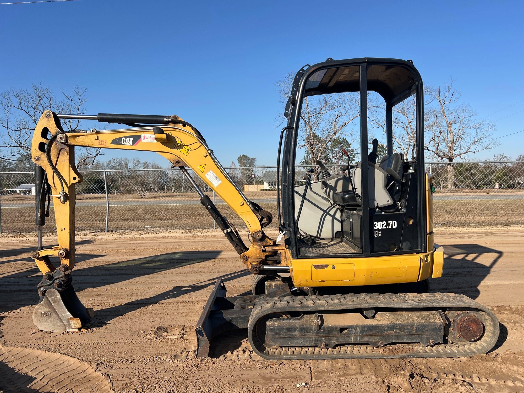 2020 CATERPILLAR 302.7D CR EXCAVATOR (A60429)