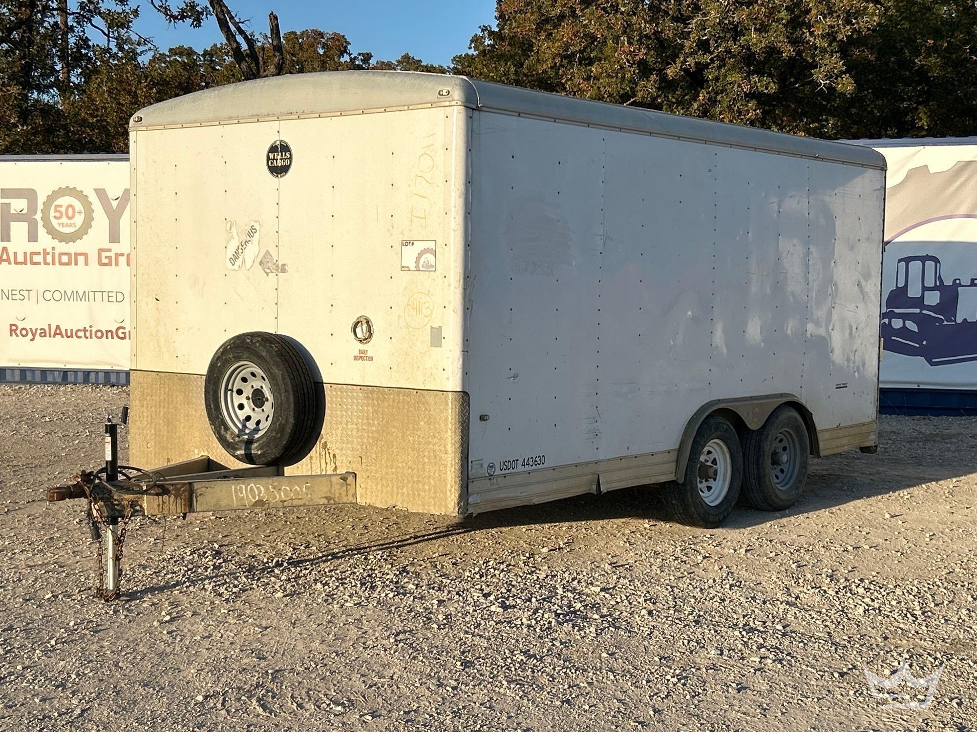 2006 Wells Cargo 16ft T/A Enclosed Cargo Trailer (A55973)