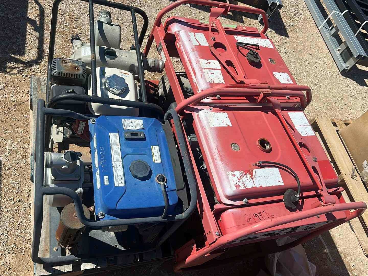 PALLET OF GENERATORS AND TRASH PUMPS (A55745)