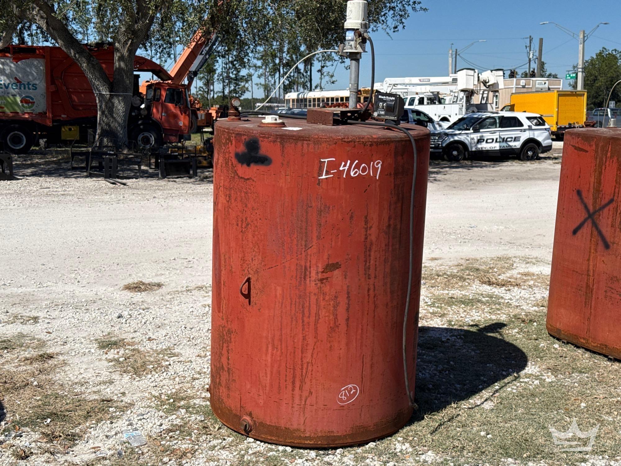 500 Gallon Fuel Tank with Pump (A55853)