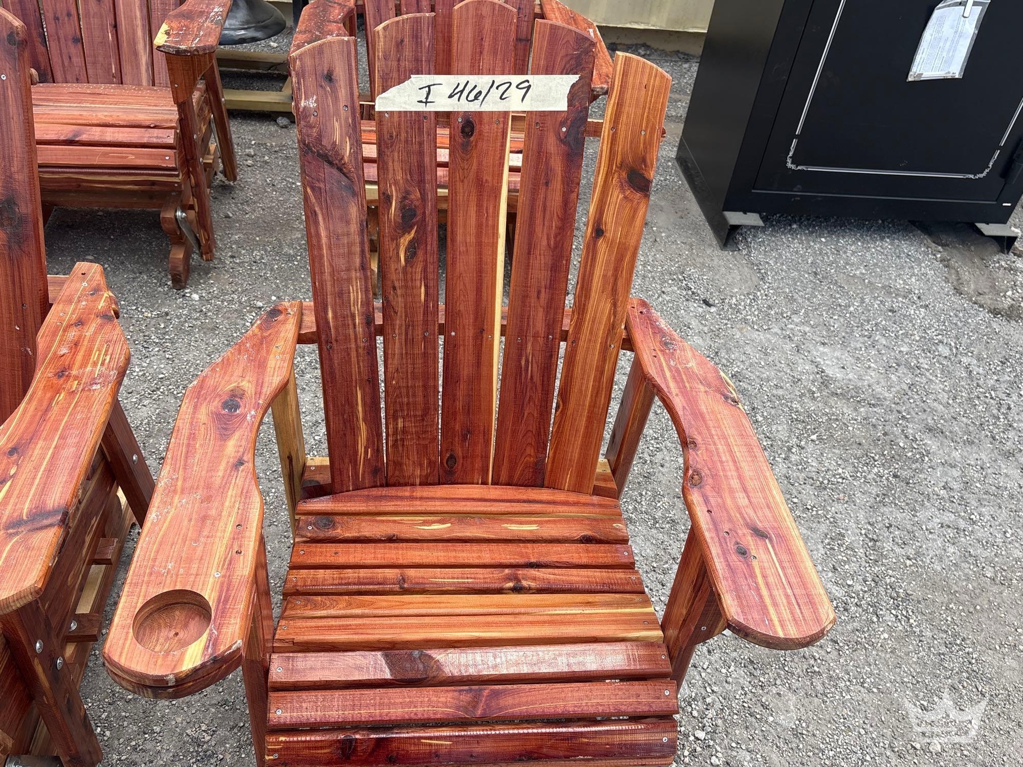 Wooden Glider Chair (A64557)