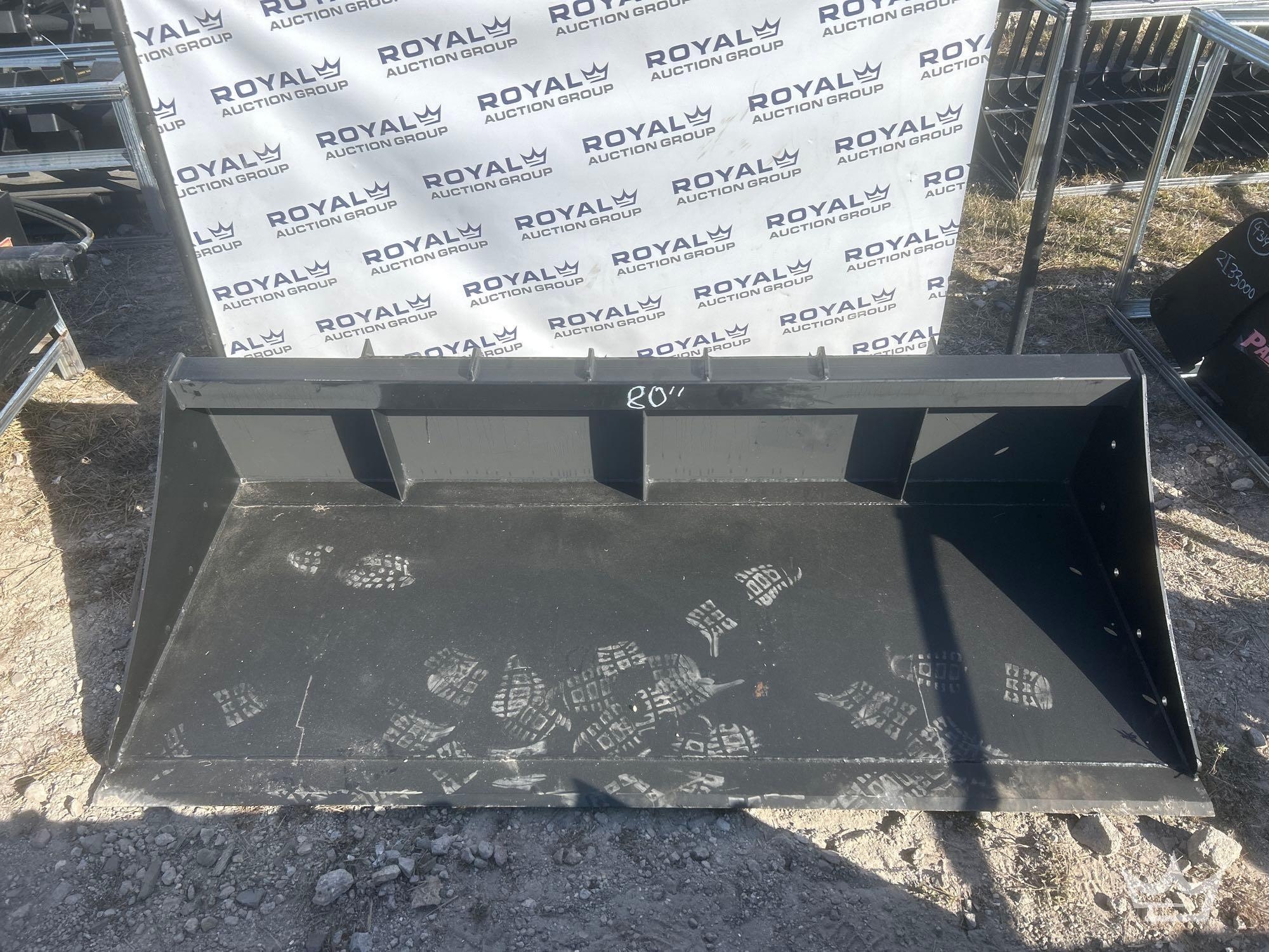 80in Bucket Skid Steer Attachment (A61567)