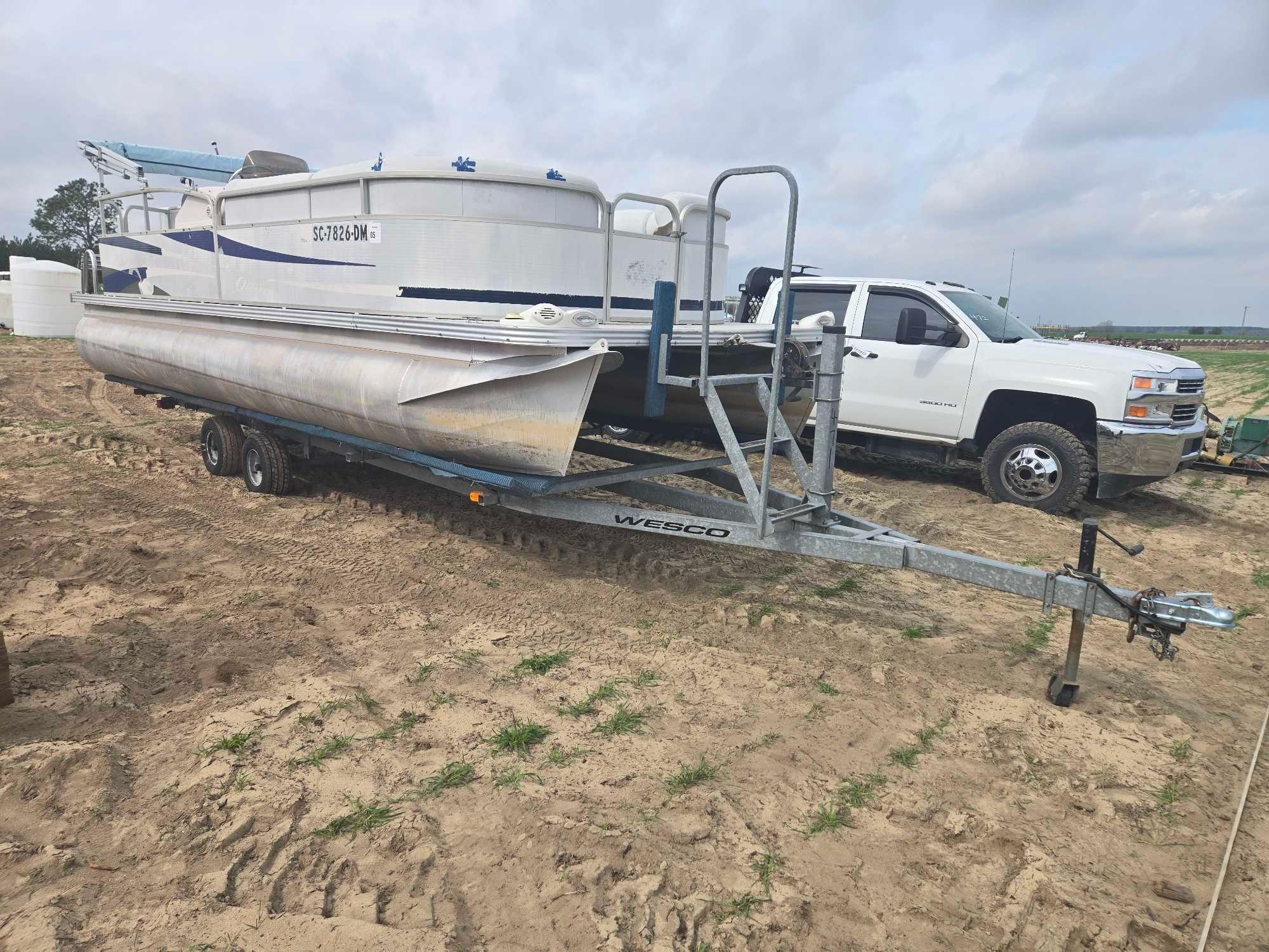 2009 MANITOU OASIS PONTOON BOAT (A63290)