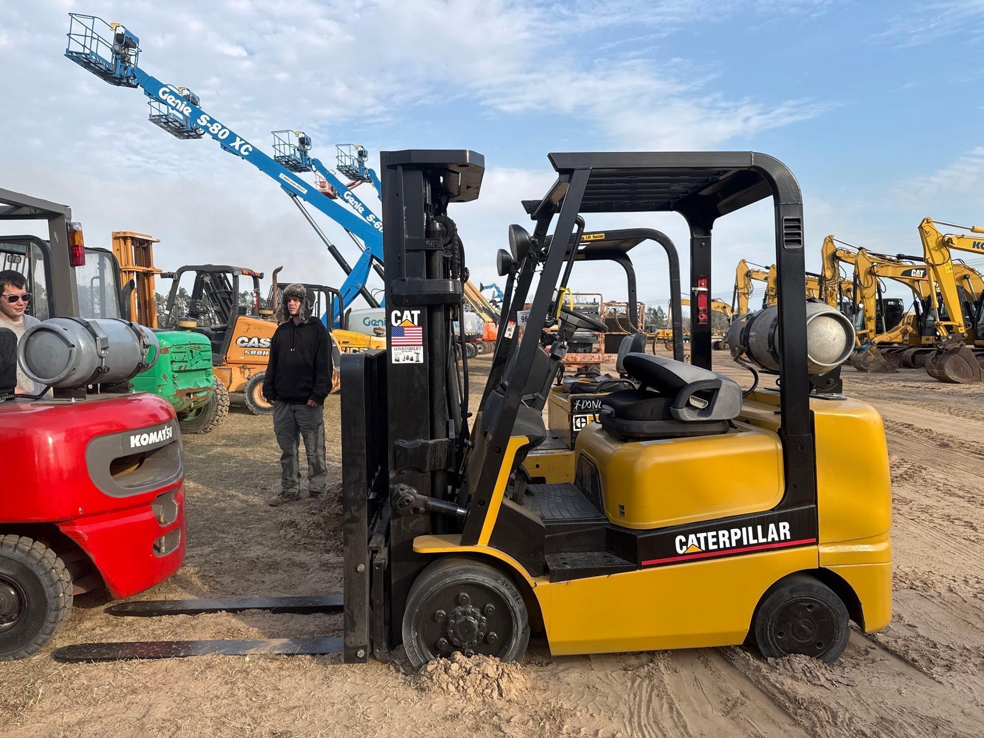 CATERPILLAR GC25K STRAIGHT MAST FORKLIFT (A62129)