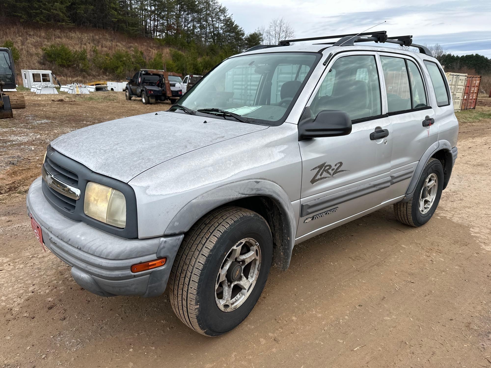 2001 Chevrolet Tracker Multipurpose Vehicle (MPV), VIN # 2CNBJ734816938409 (A57453)
