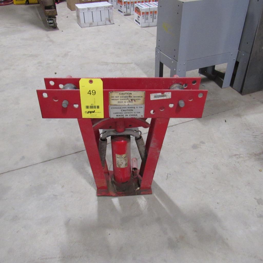 Tool King 12-Ton Hydraulic Pipe Bender (A59076)