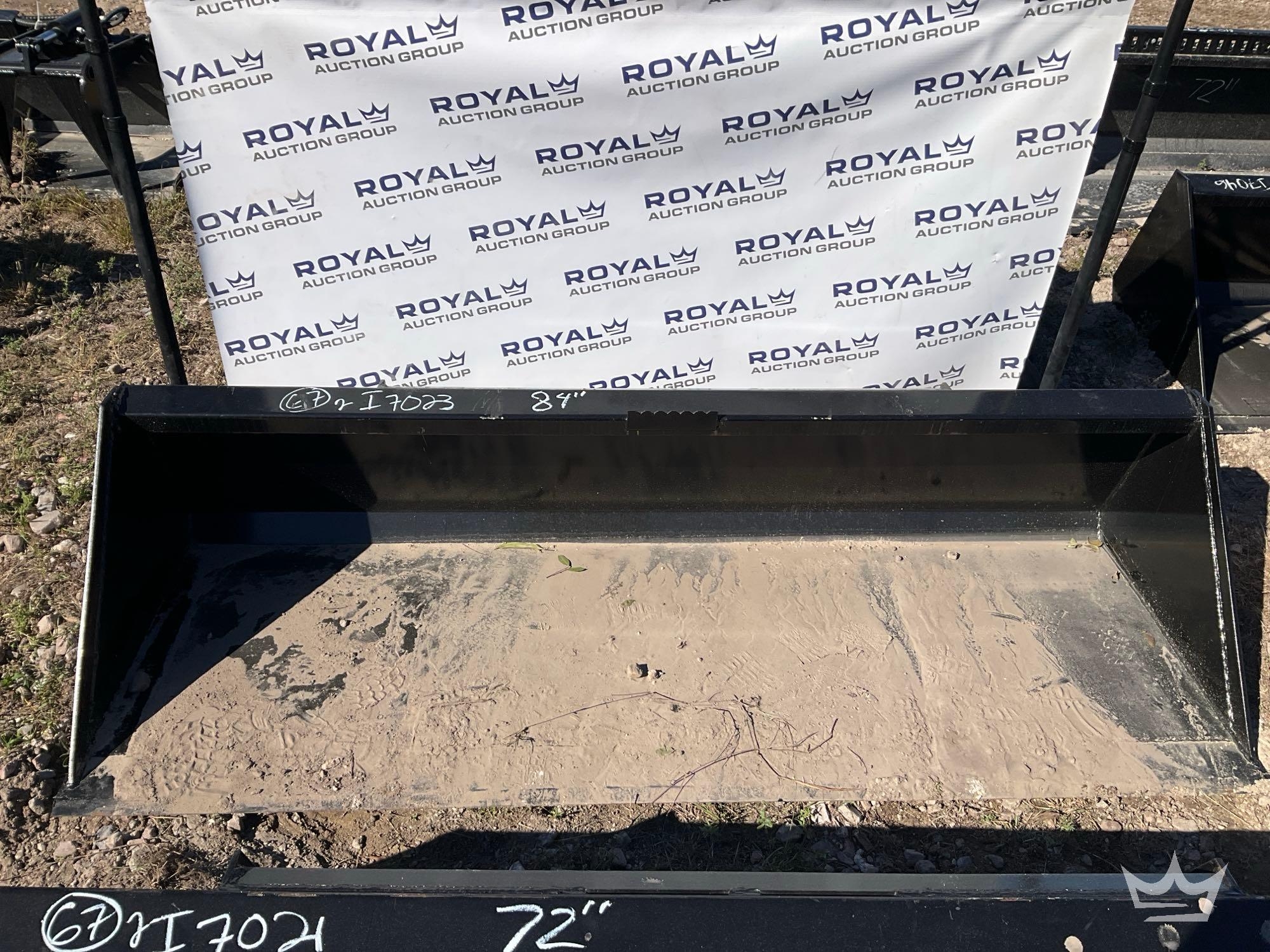 2025 Swict 84in. Skid Steer Bucket Attachment (A61567)