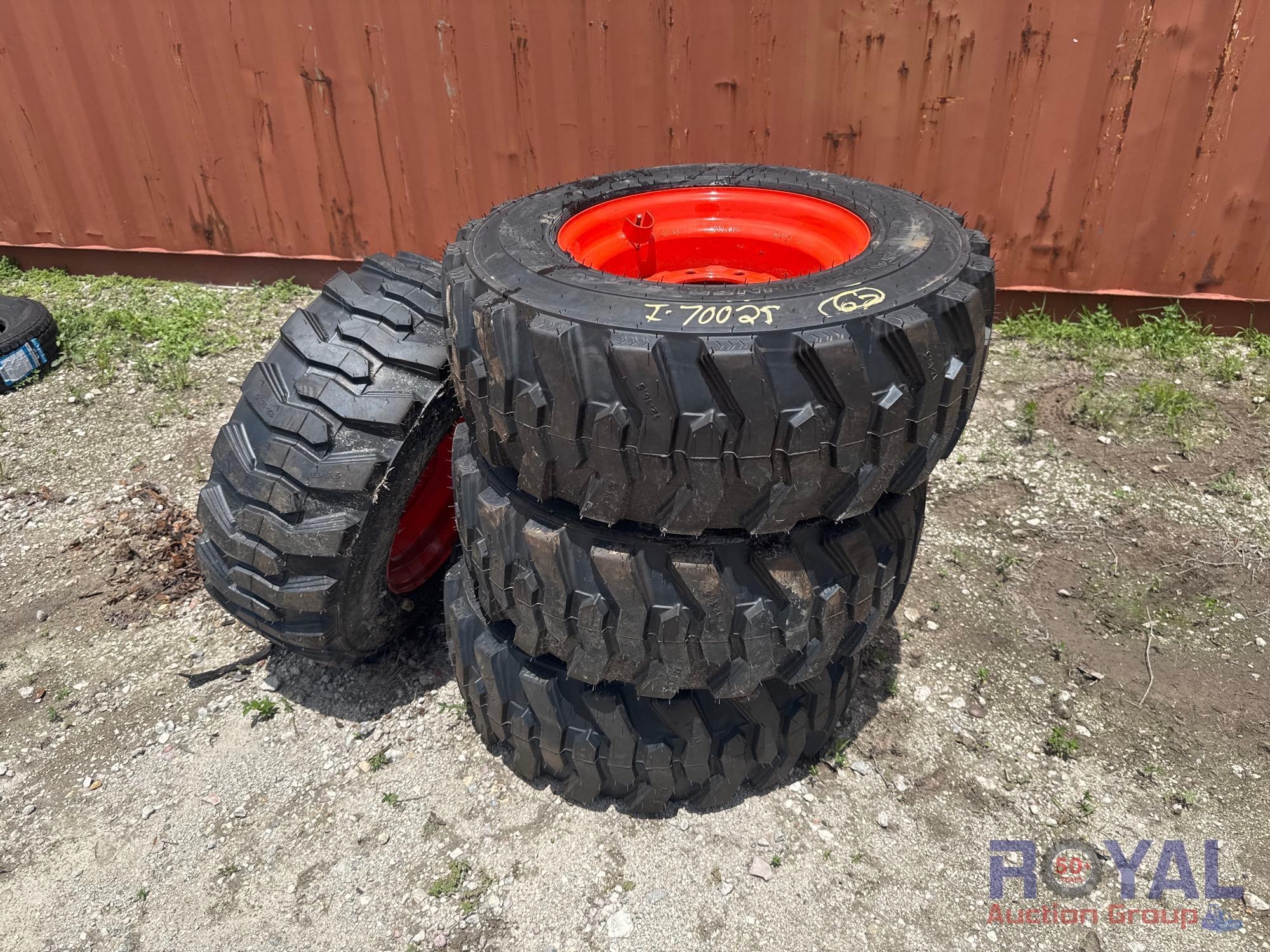 Unused Forerunner 12-16.5N.H.S Skid Steer Tires and Wheels (A46683)