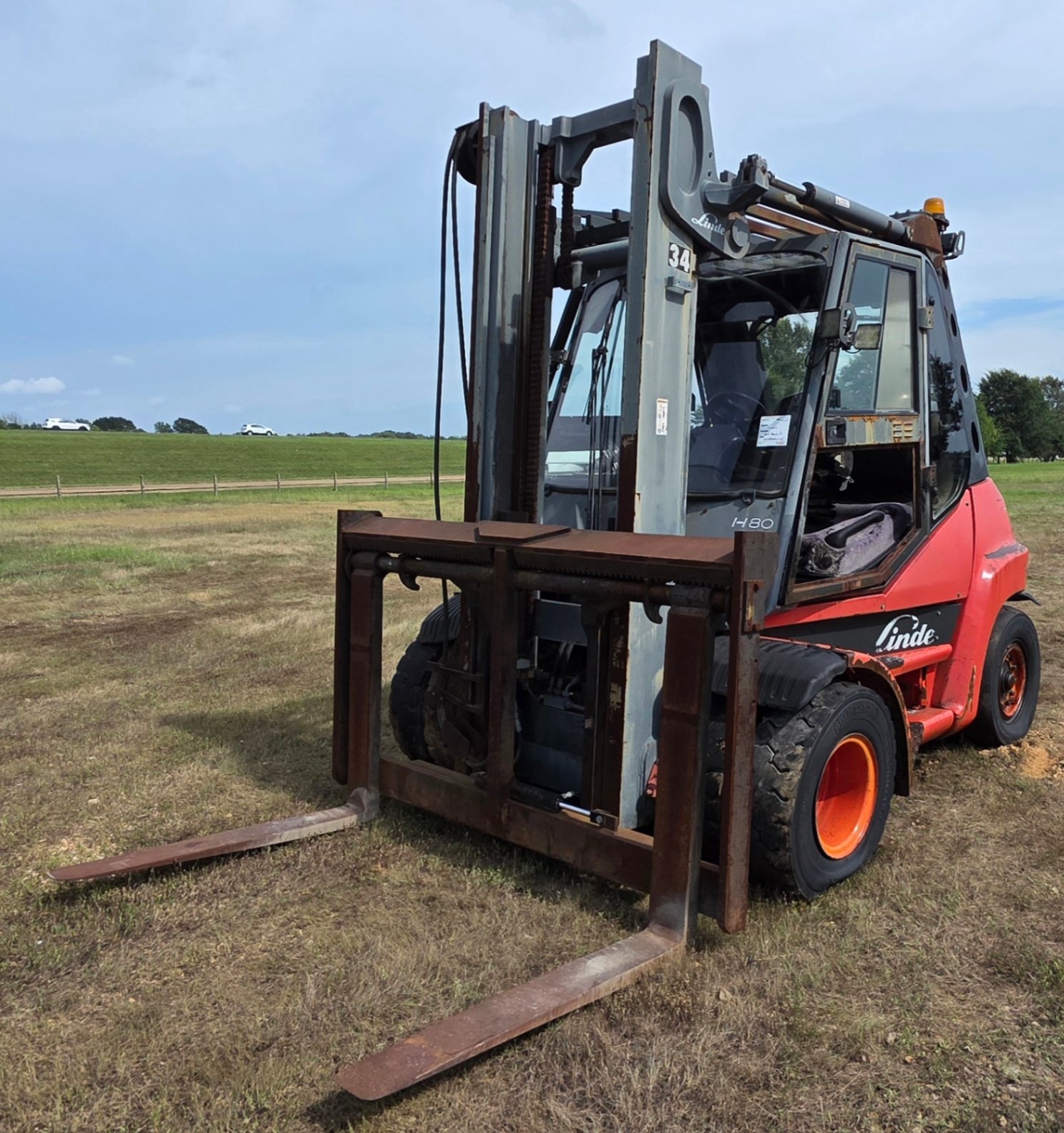 LINDE H80D FORKLIFT (A58216)