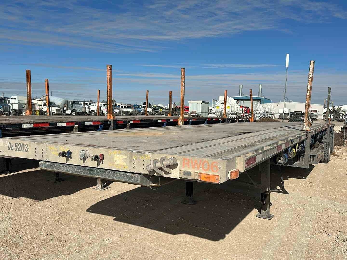 2008 TRANSCRAFT 48X102 STEEL FLATBED (A58214)