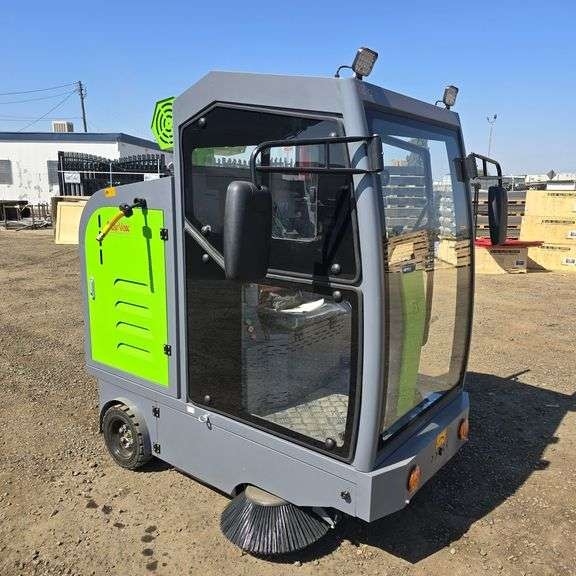 Electric Sweeper W/Pressure Washer, Water Hose, & Mister (New/Unused) (A59225)