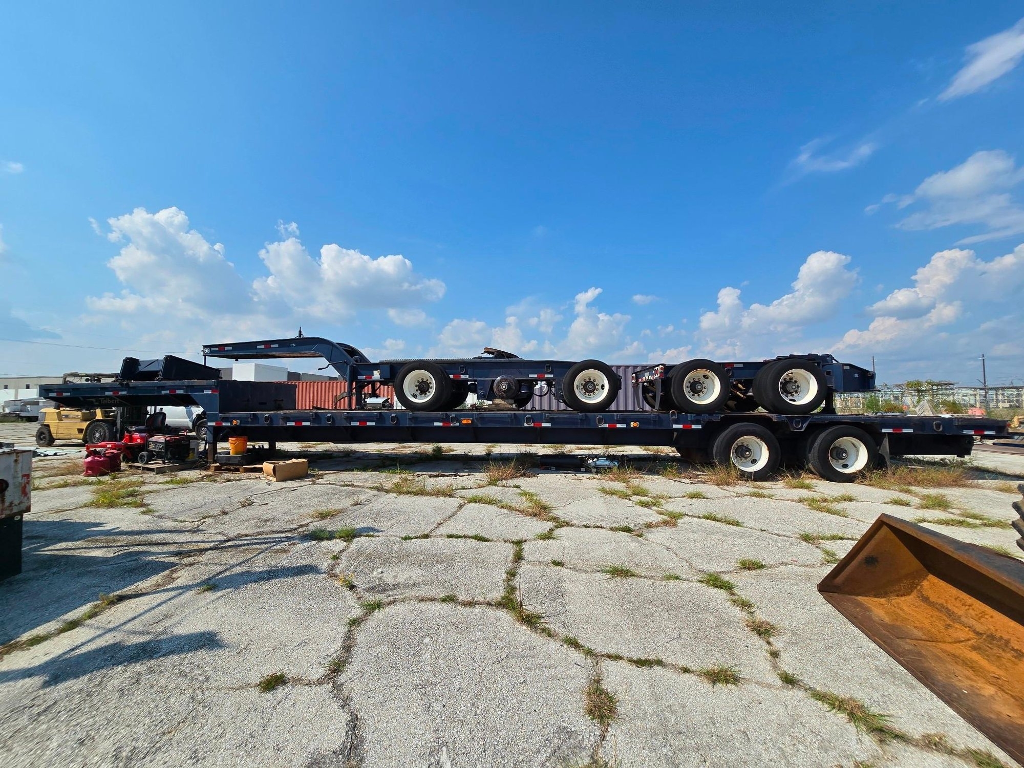 1992 Talbert 70 Ton Lowboy Trailer with Removable Gooseneck (A61306)