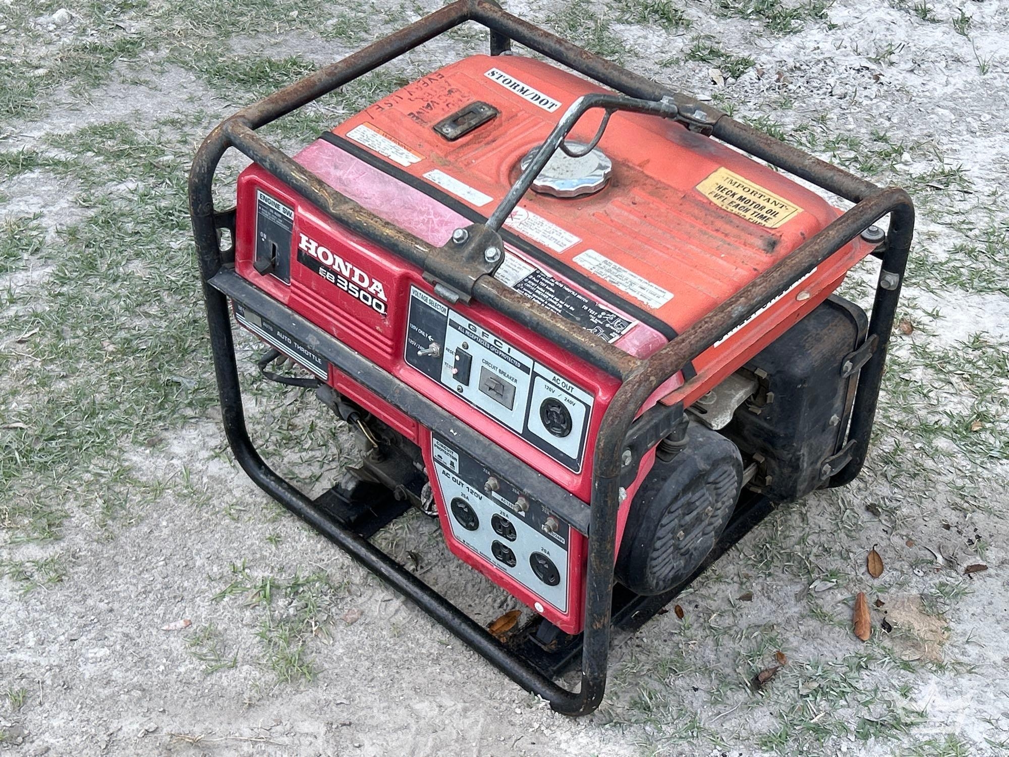 Honda EB3500 Portable Gasoline Generator (A64553)