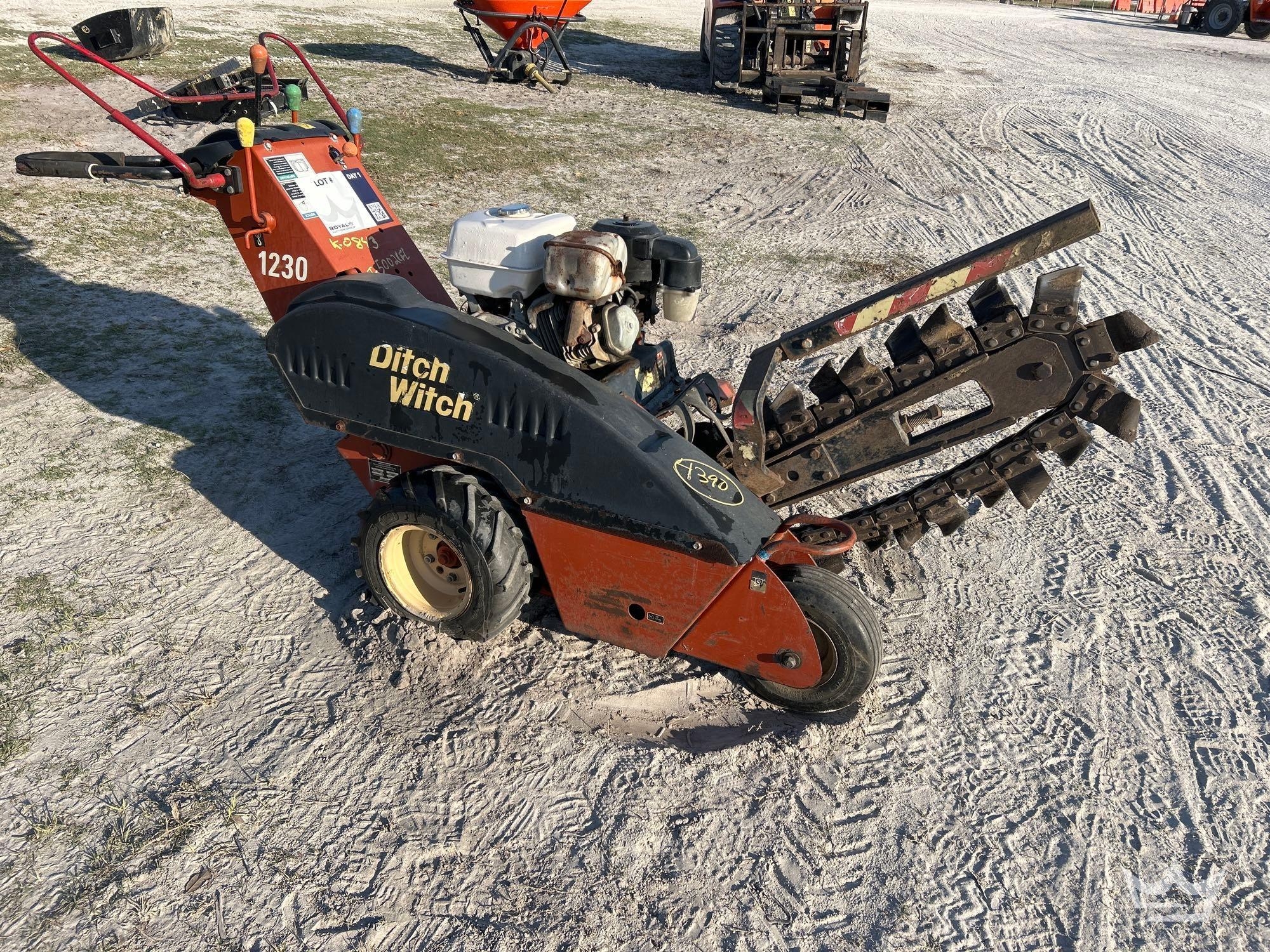 2002 Ditch Witch 1230H Walk-Behind Trencher (A61572)