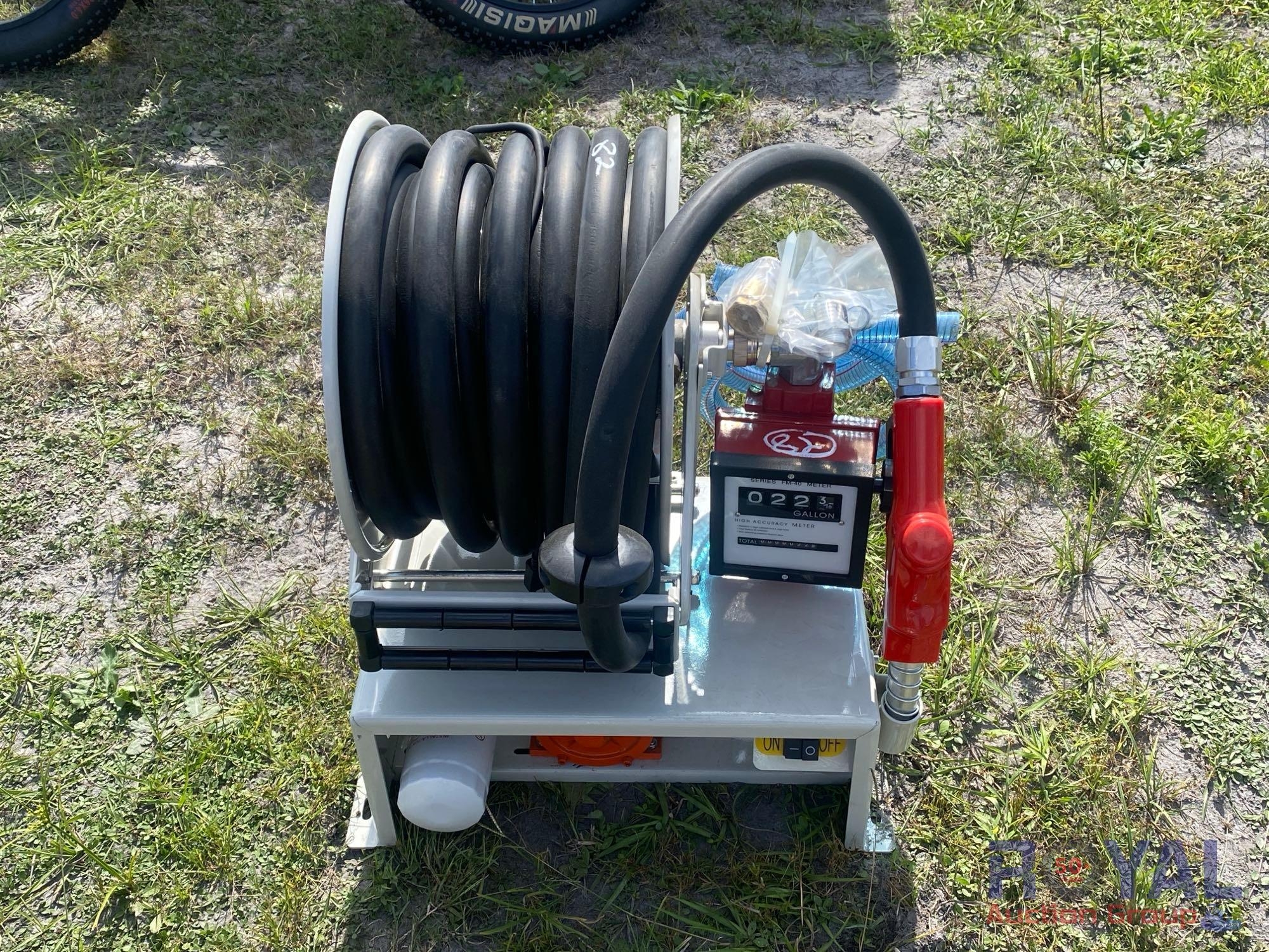 Electric Diesel Fuel Pump with Hose Reel (A55851)