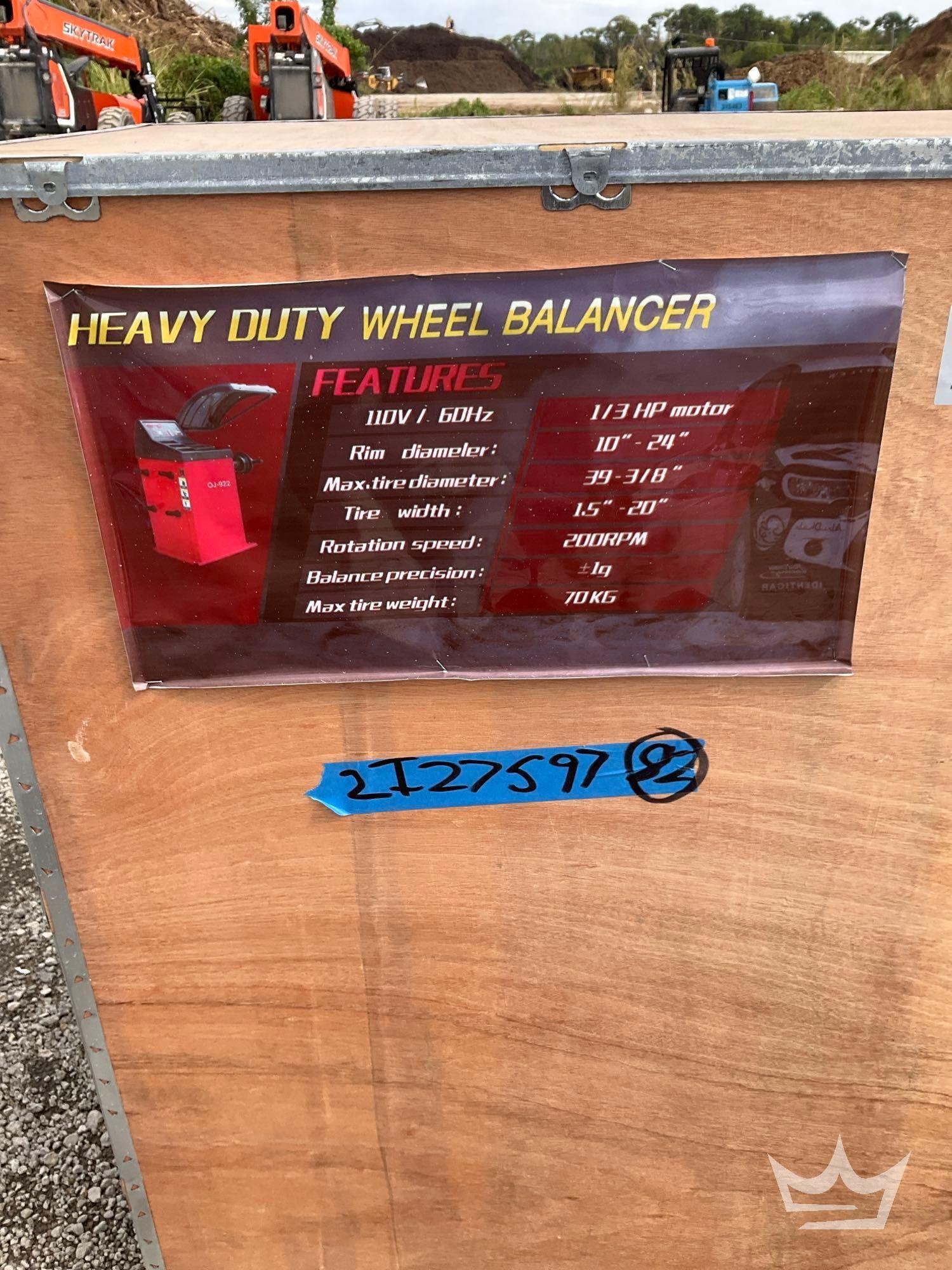2025 Heavy Duty Wheel Balancer (A61568)