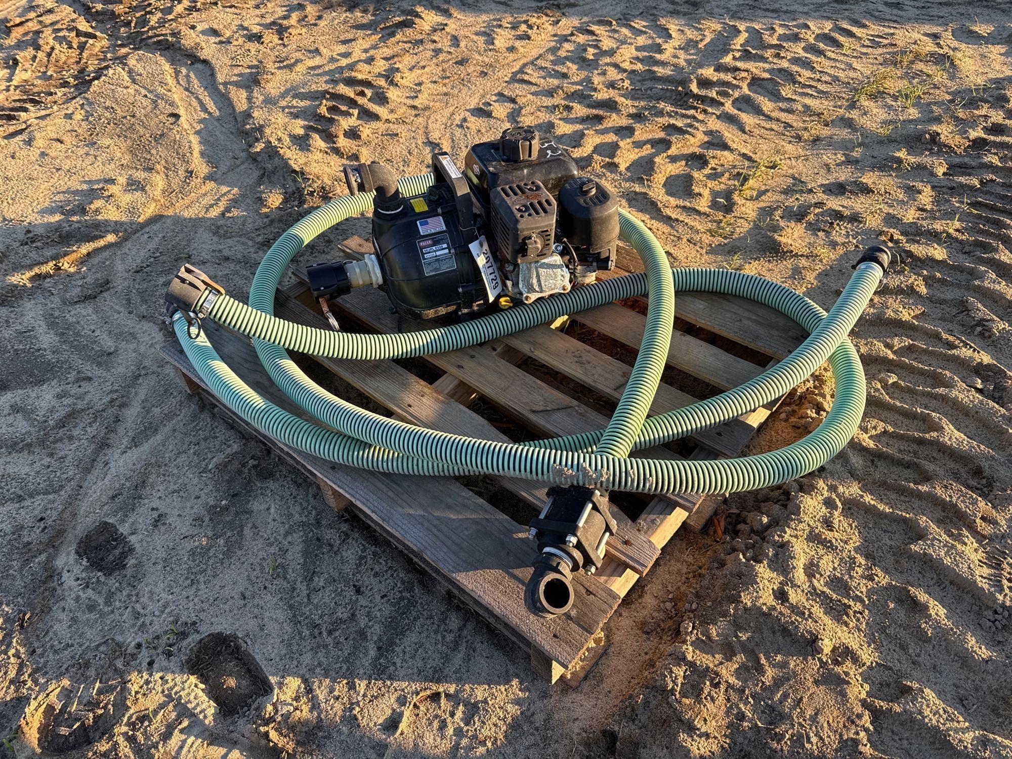GAS ENGINE, 2X2 PUMP & HOSES (A63290)