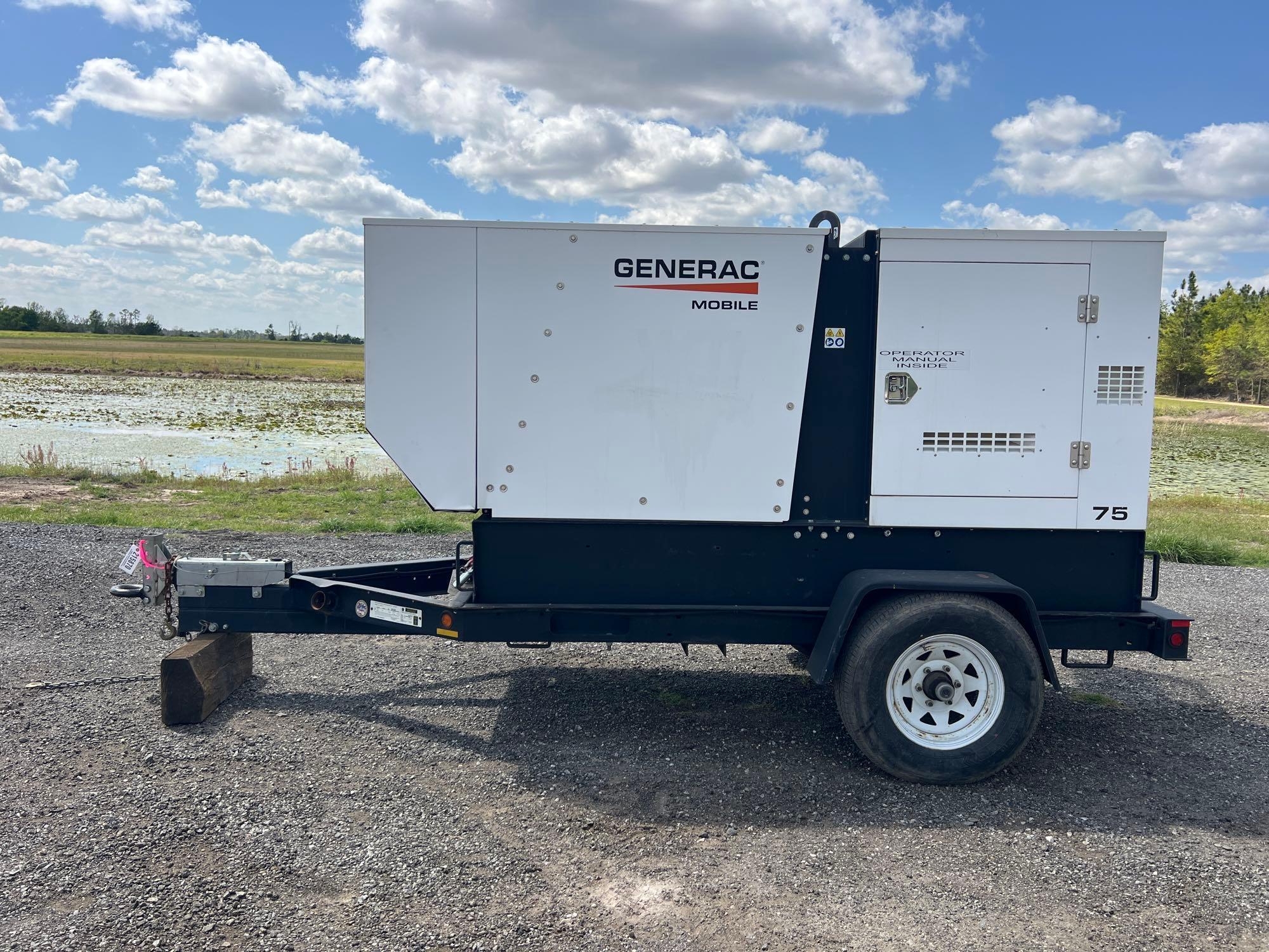 2019 GENERAC MDG75DF4 TOWABLE GENERATOR (A63276)