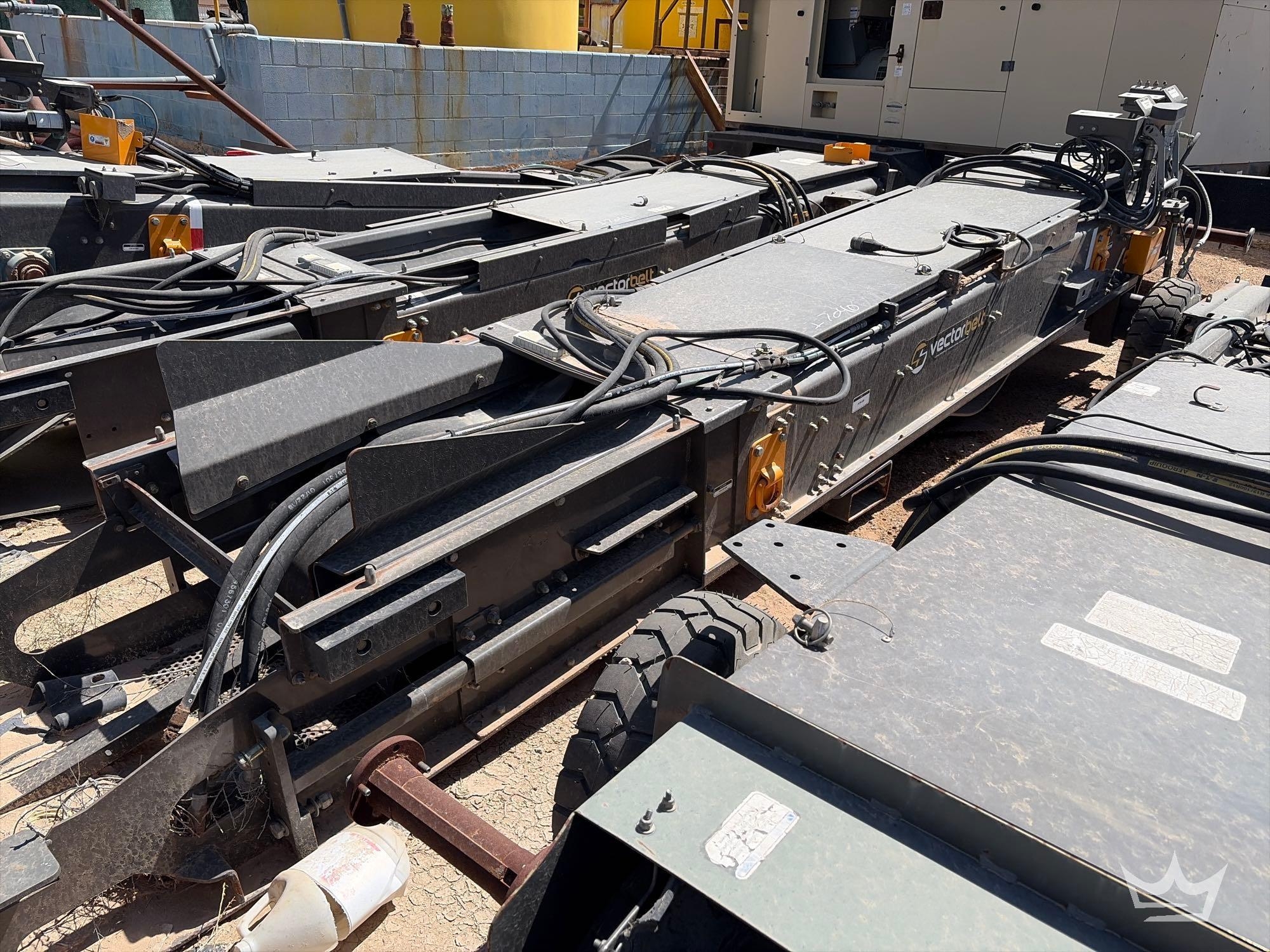 2018 Tycrop Vector Belt 22ft. VB-16H Portable Sand Belt Conveyor (A64194)