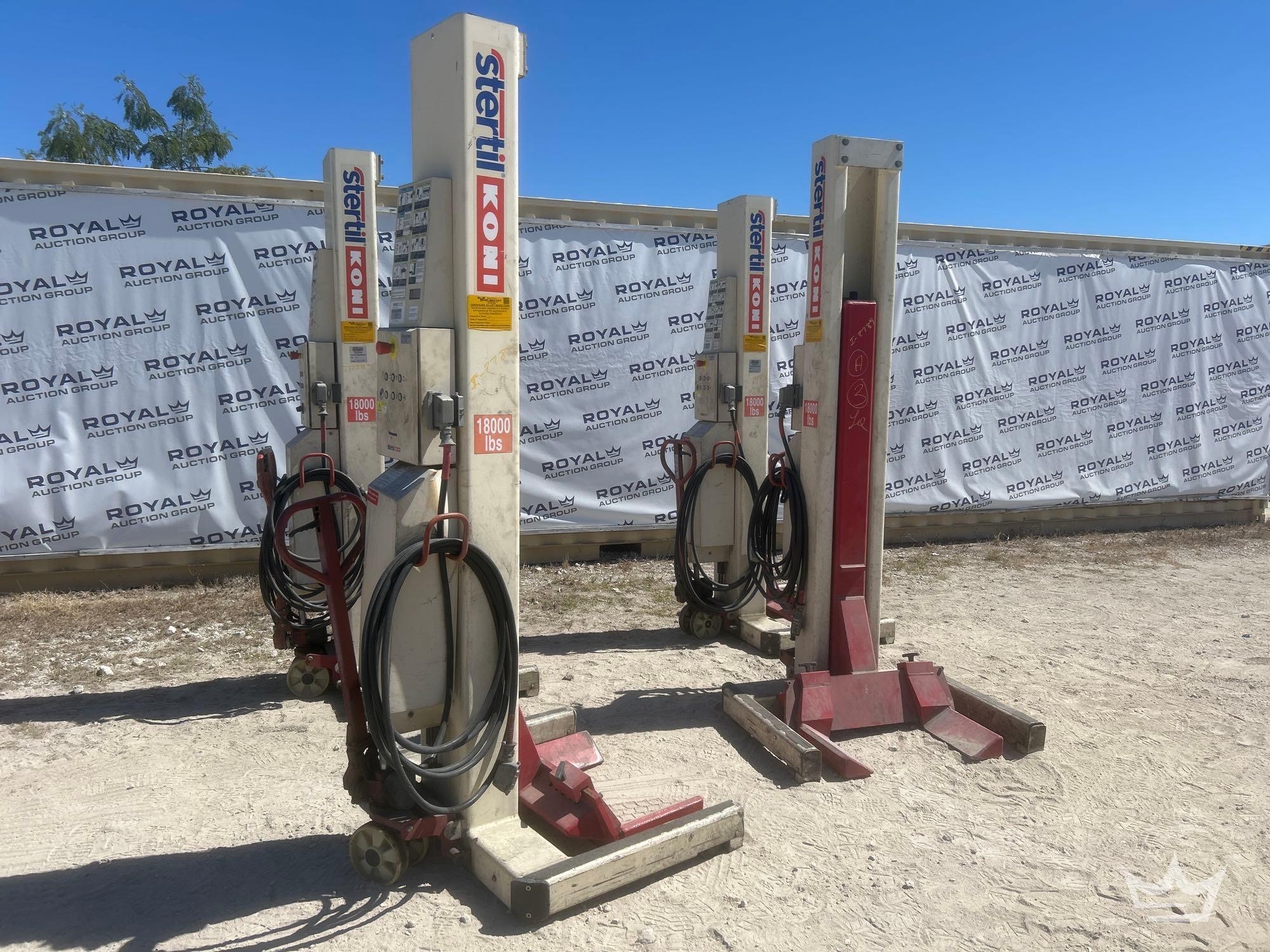 2005 Stertil Koni ST-1082R 18000lbs 4-Post Auto Lift (A61573)