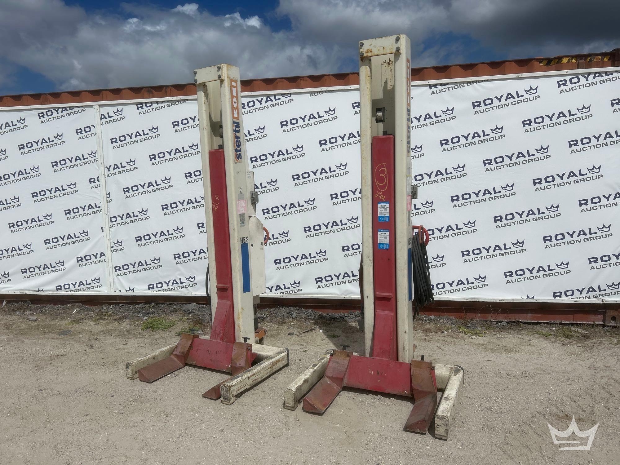 2009 Stertil Koni ST-1082R 18000lbs 2-Post Auto Lift (A61573)