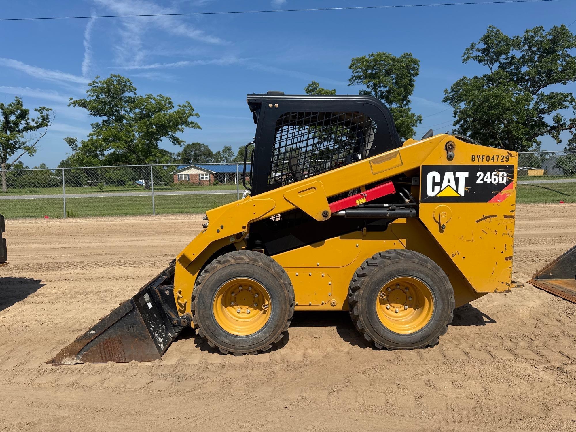 2019 CATERPILLAR 246D WHEELED SKID STEER (A50458)