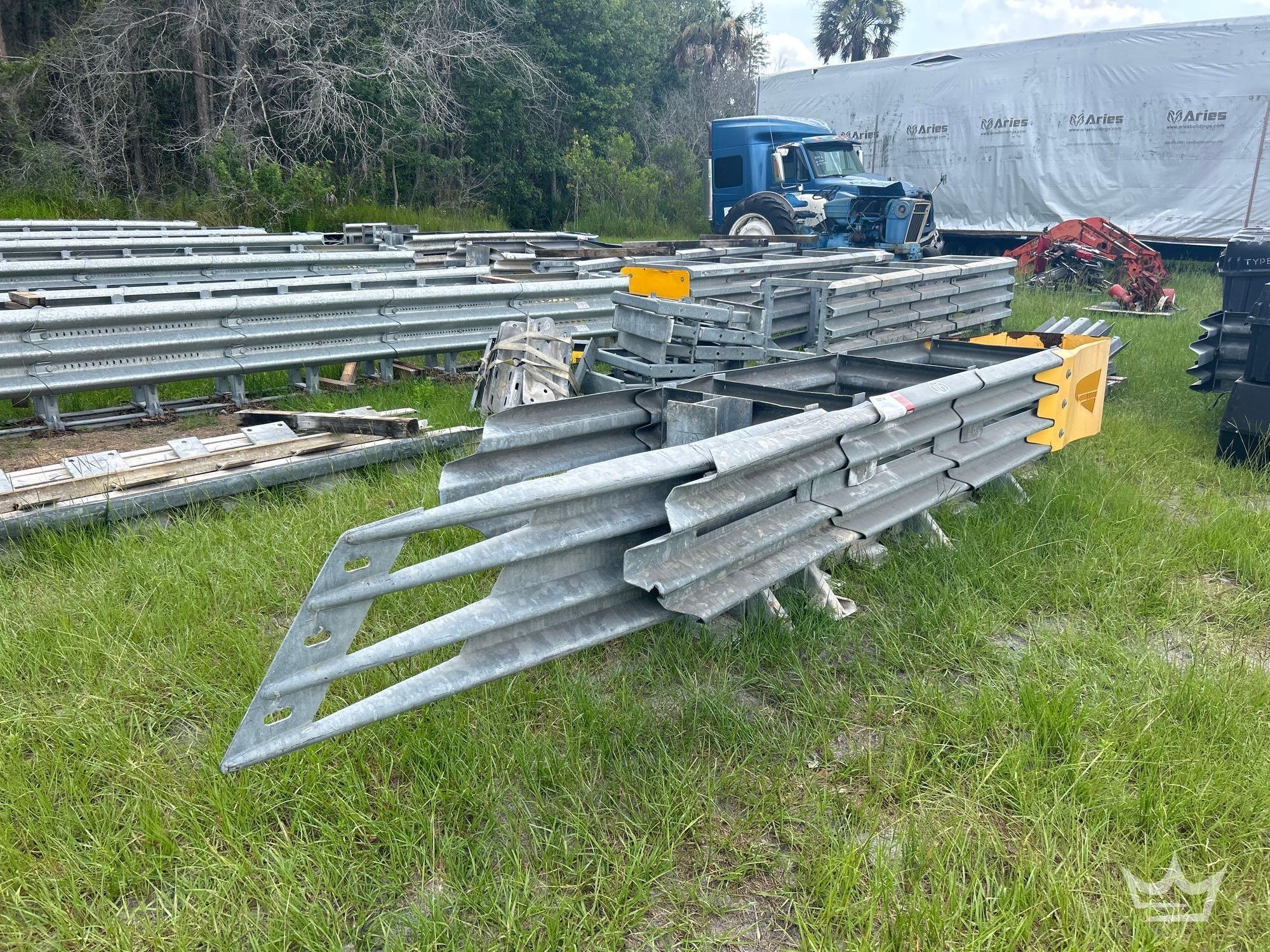 Redirective Crash Cushion Guardrail (A55852)