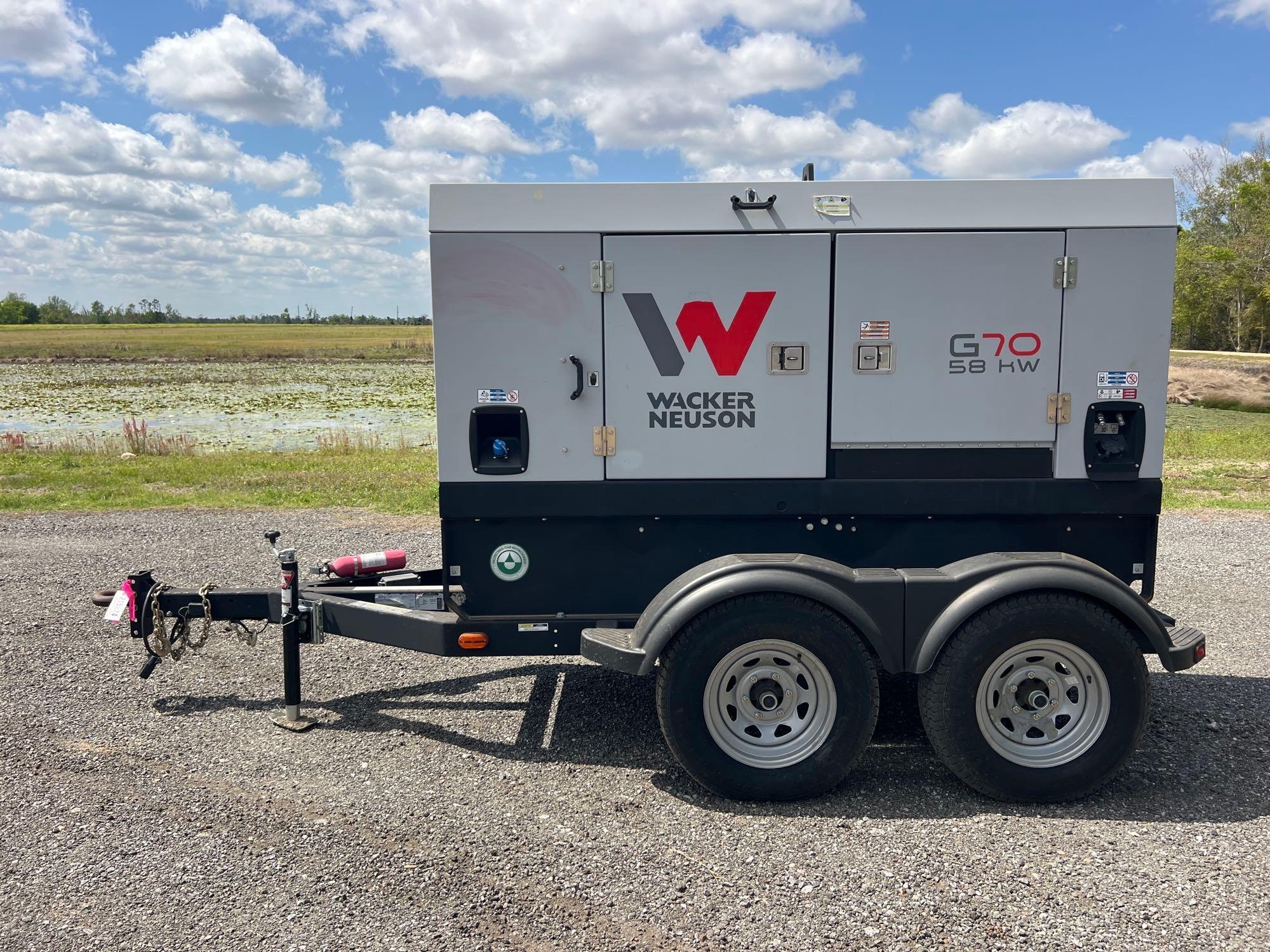 2023 WACKER NEUSON G70 TOWABLE GENERATOR (A63276)