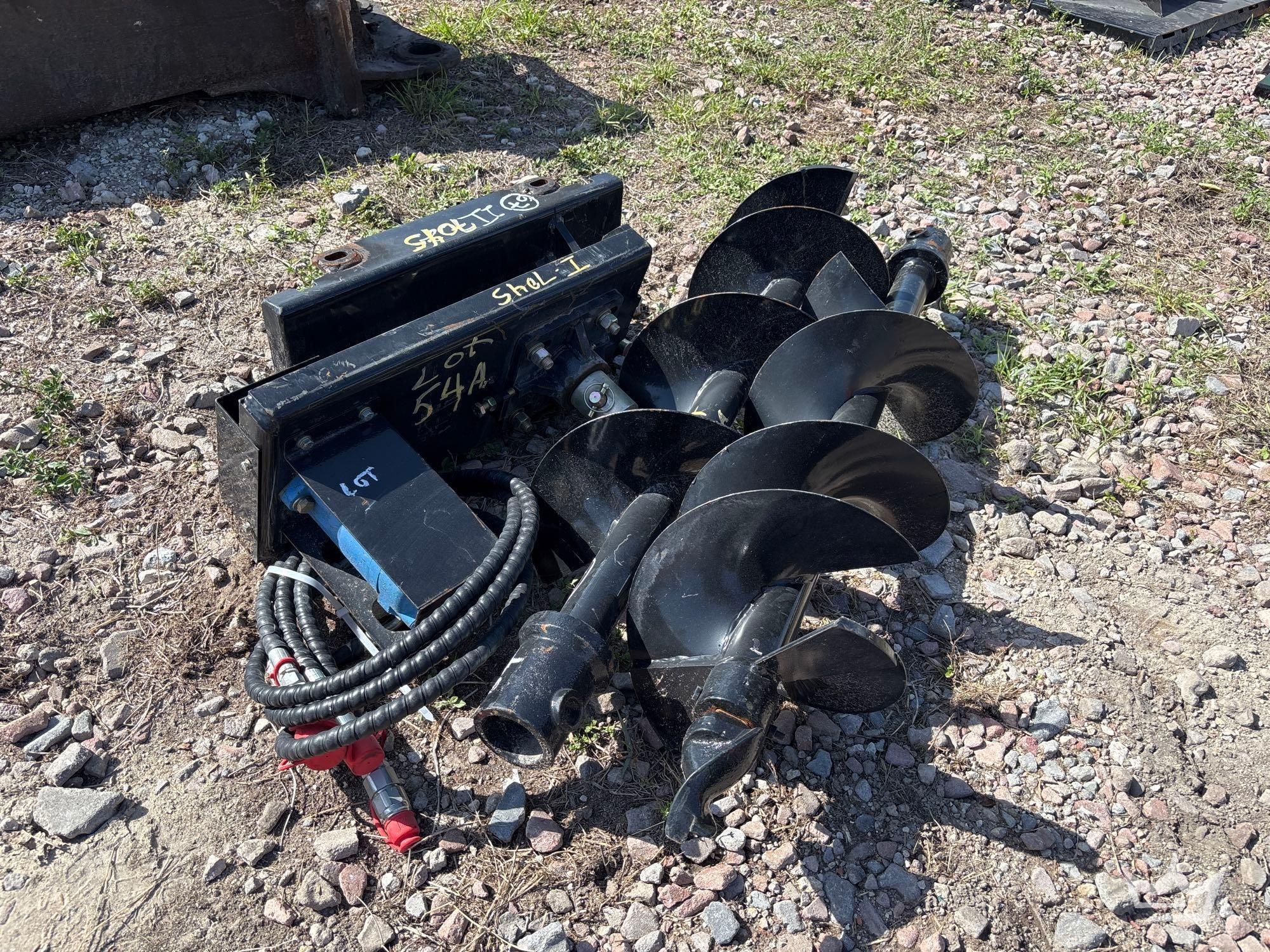 2025 Hydraulic Auger Bits Mini Skid Steer Attachment (A61572)