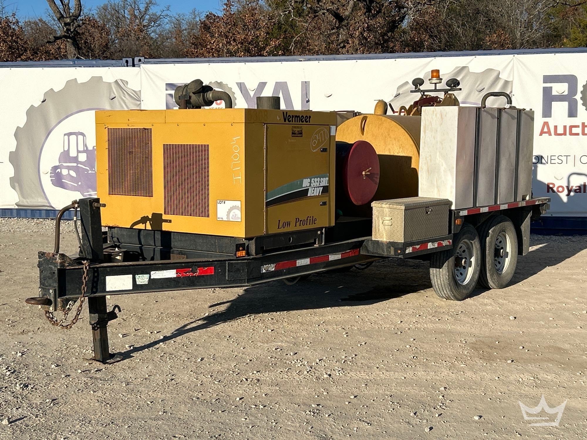 2014 Vermeer Vac-Tron MC533SDT Heavy Duty Vacuum Trailer (A60352)