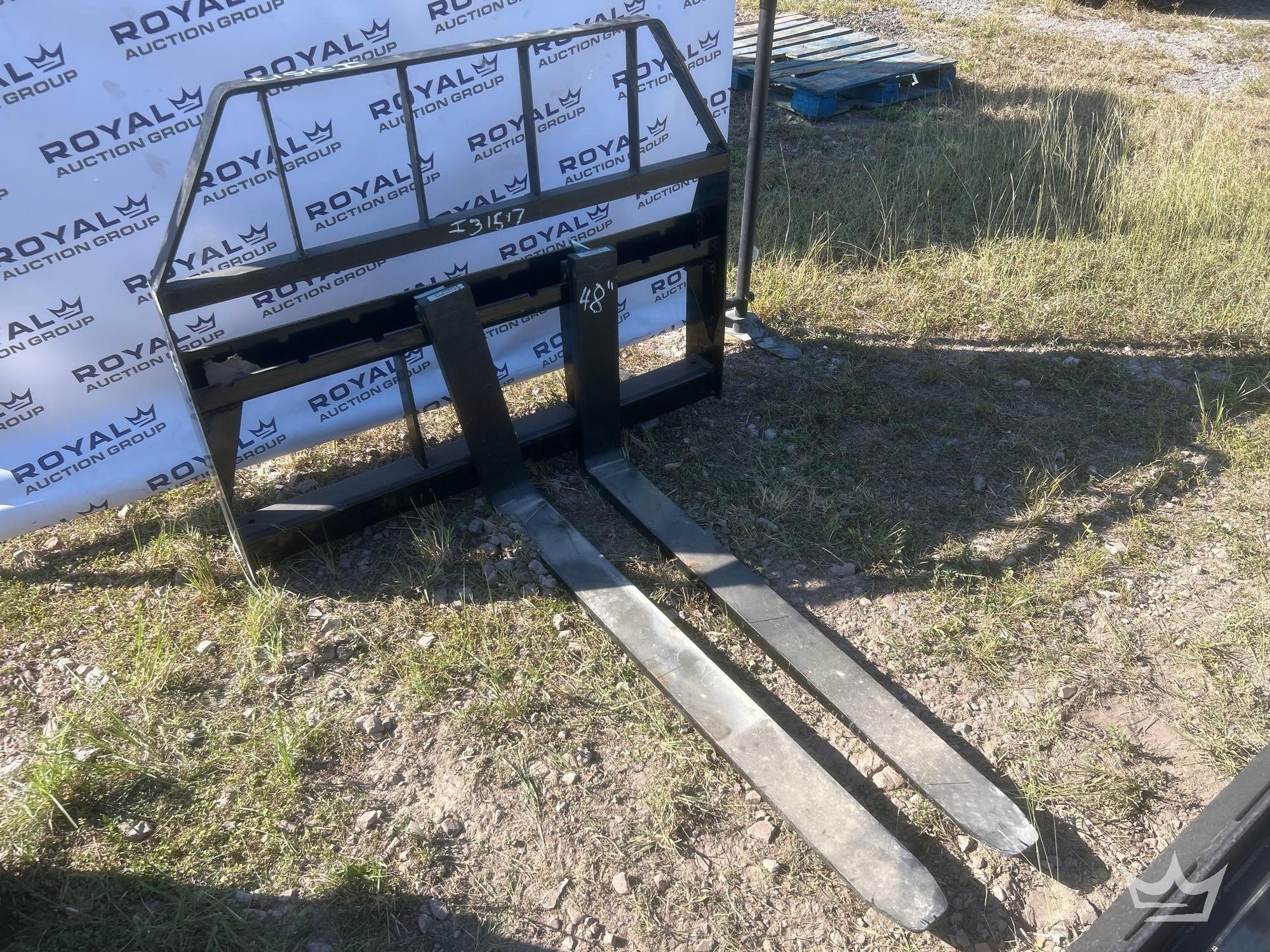 2025 Kivel 48in Forks and Frame Skid Steer Attachment (A61567)