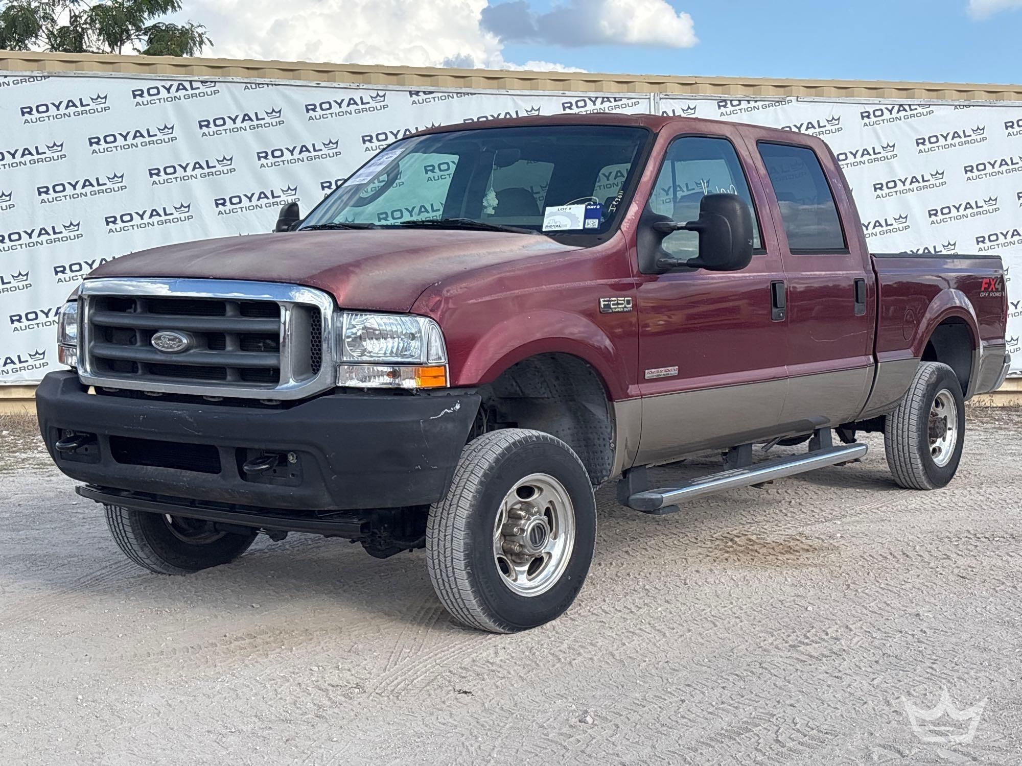 2004 Ford F-250 4x4 Crew Cab Pickup Truck (A61573)