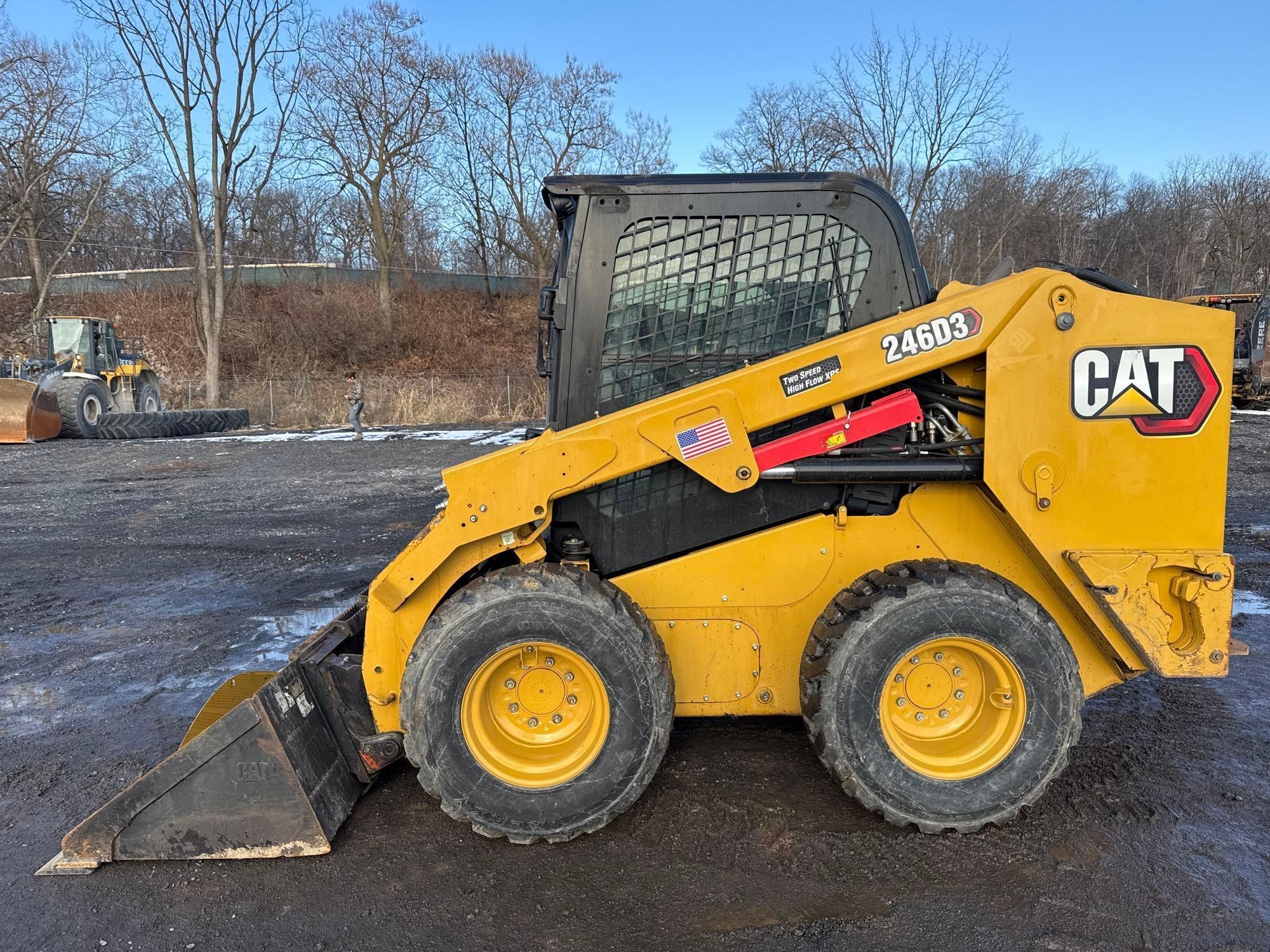 2019 CATERPILLAR 246D3 SKID STEER (A60429)